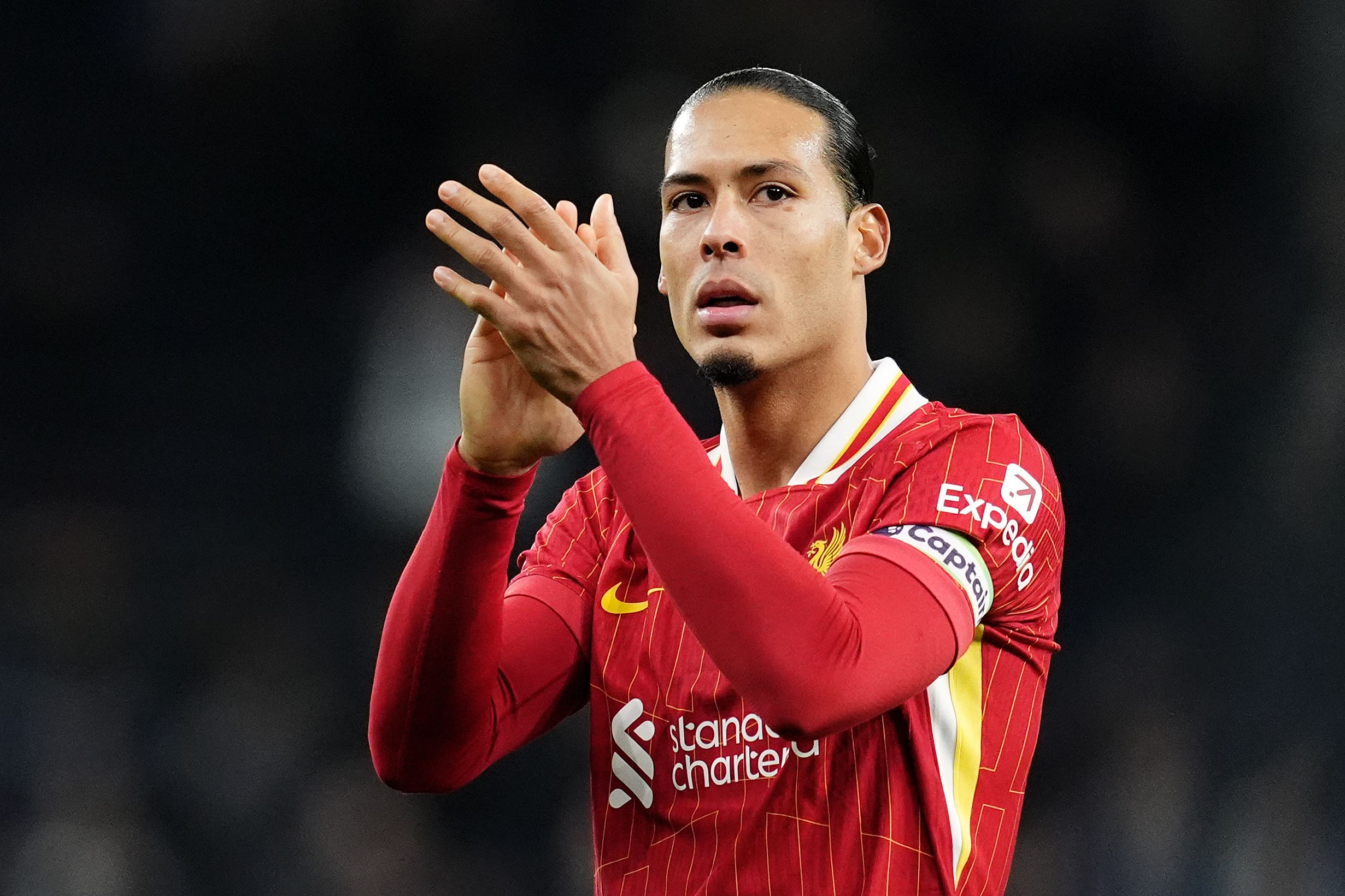 Liverpool captain Virgil van Dijk says the club are in a very enviable position