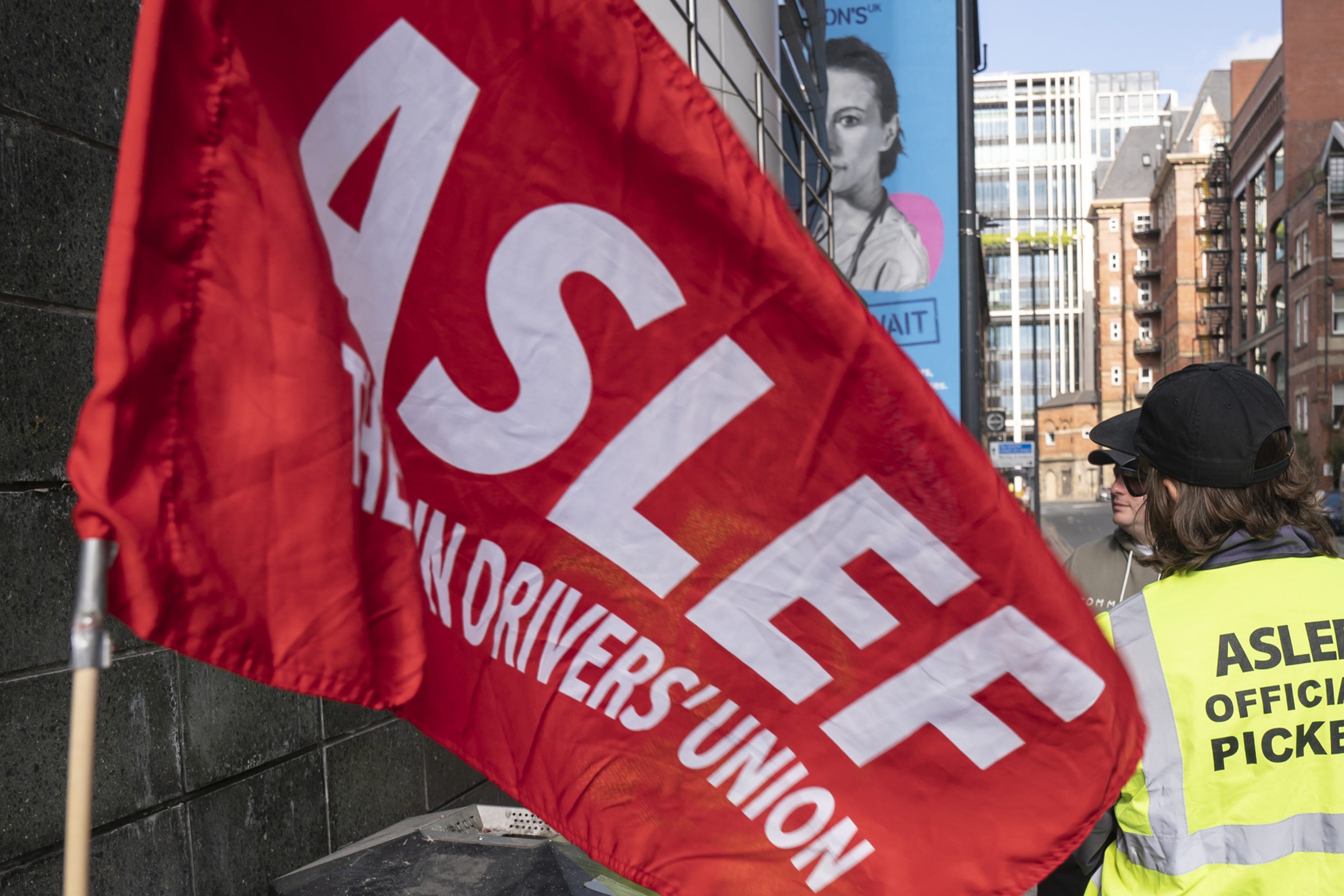 Members of Aslef will walk out on March 31 to May 24, threatening disruption to services on the East Coast main line (Danny Lawson/PA)