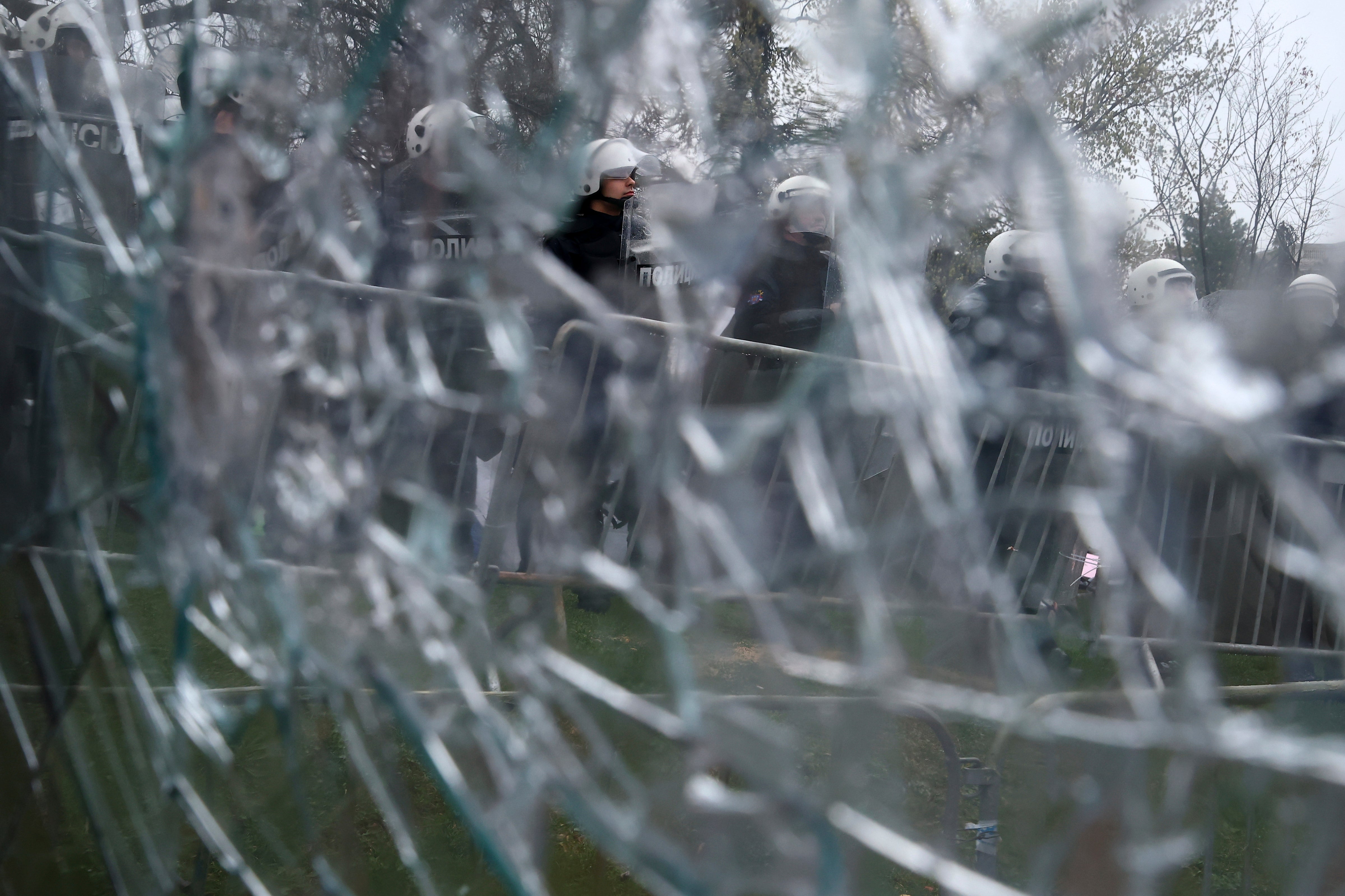 APTOPIX Serbia Protest Tensions