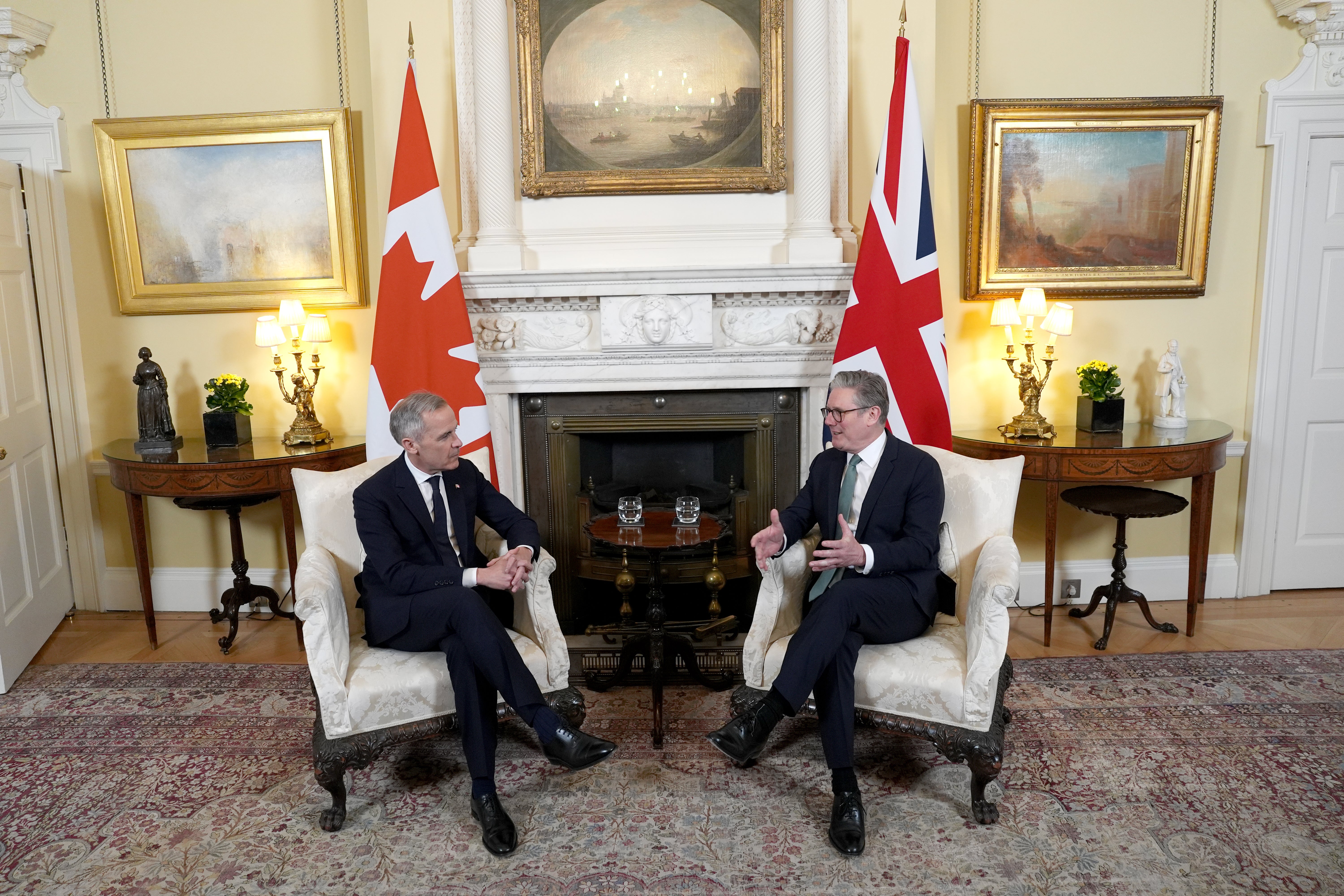 Sir Keir Starmer with Mark Carney in 10 Downing Street