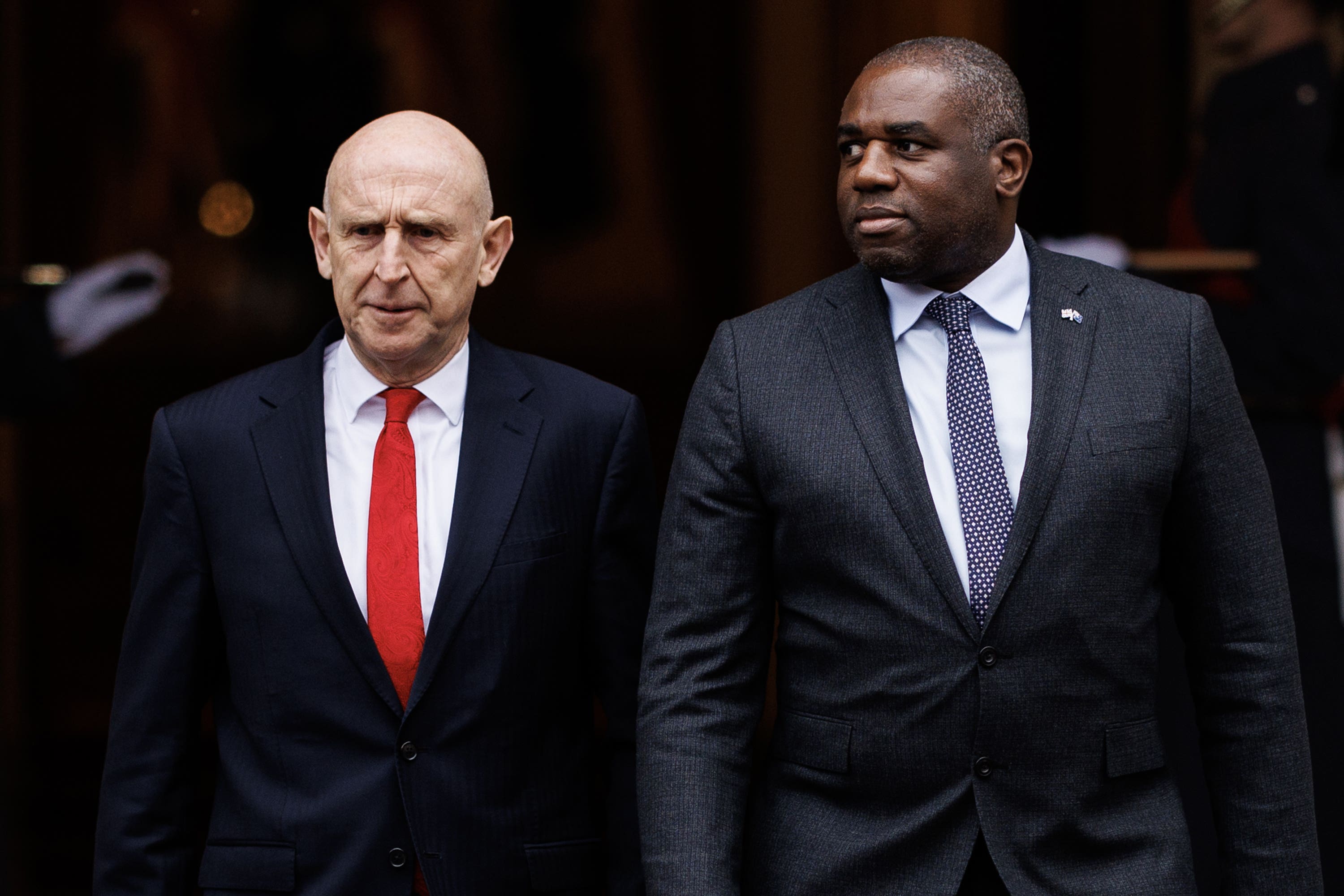 John Healey and David Lammy (Dan Kitwood/PA)