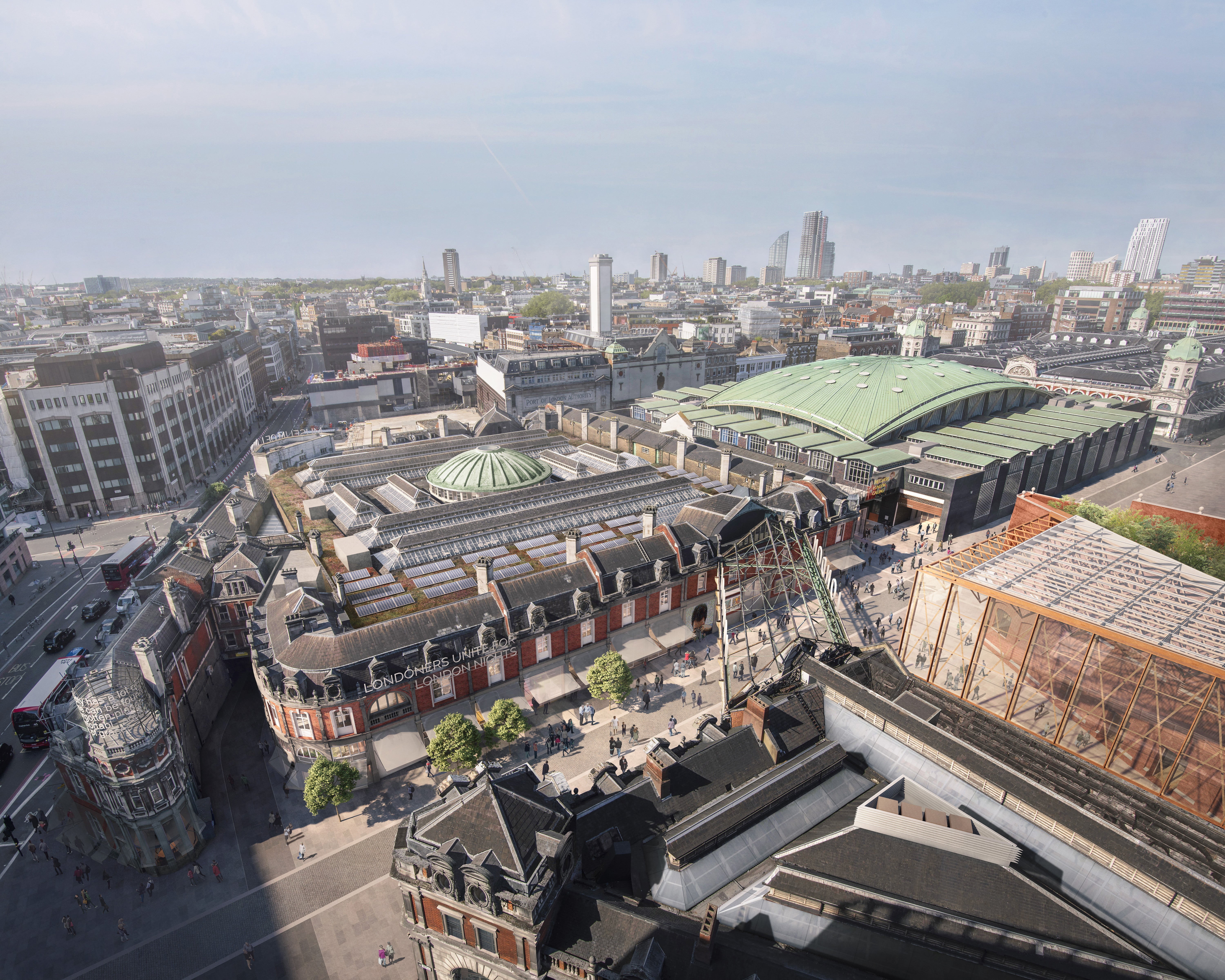 The museum will be housed within the historic Smithfield market buildings in central London