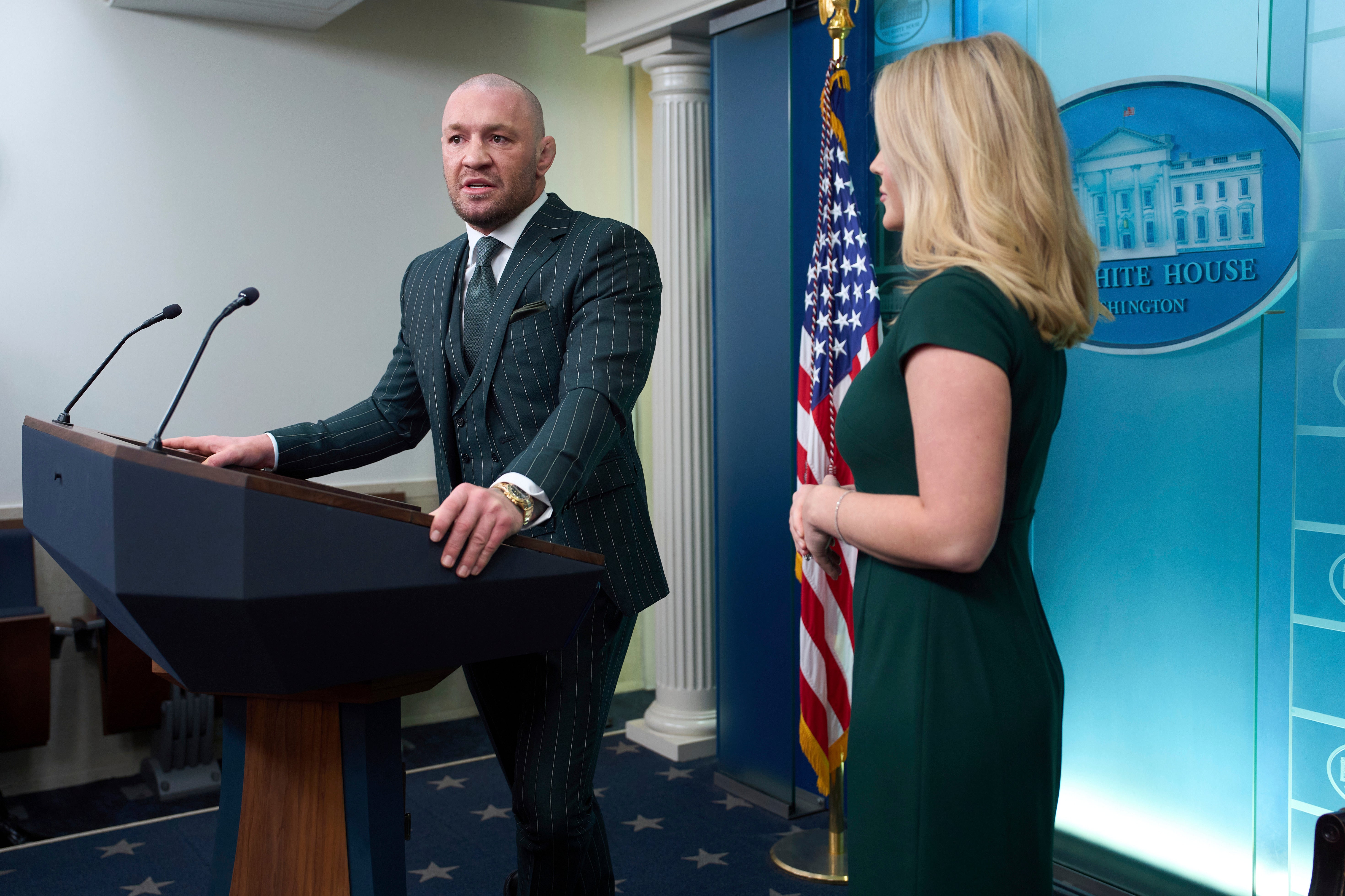 Former UFC champion Conor McGregor at the White House earlier this year