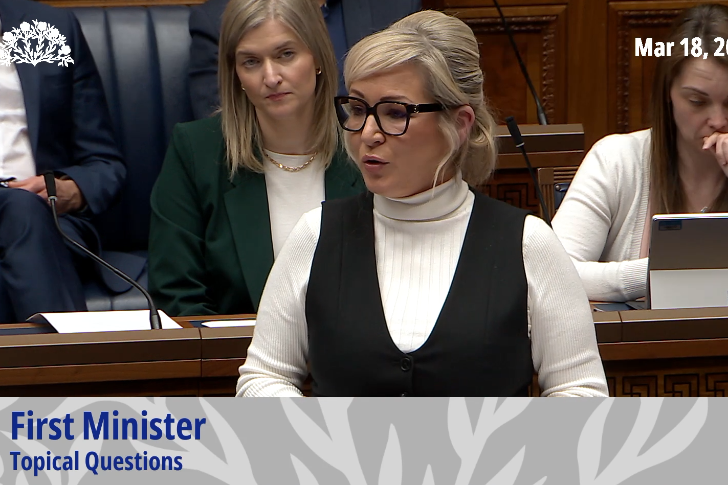 Ms O’Neill said she will be raising the matter with the UK Government (NI Assembly/PA)