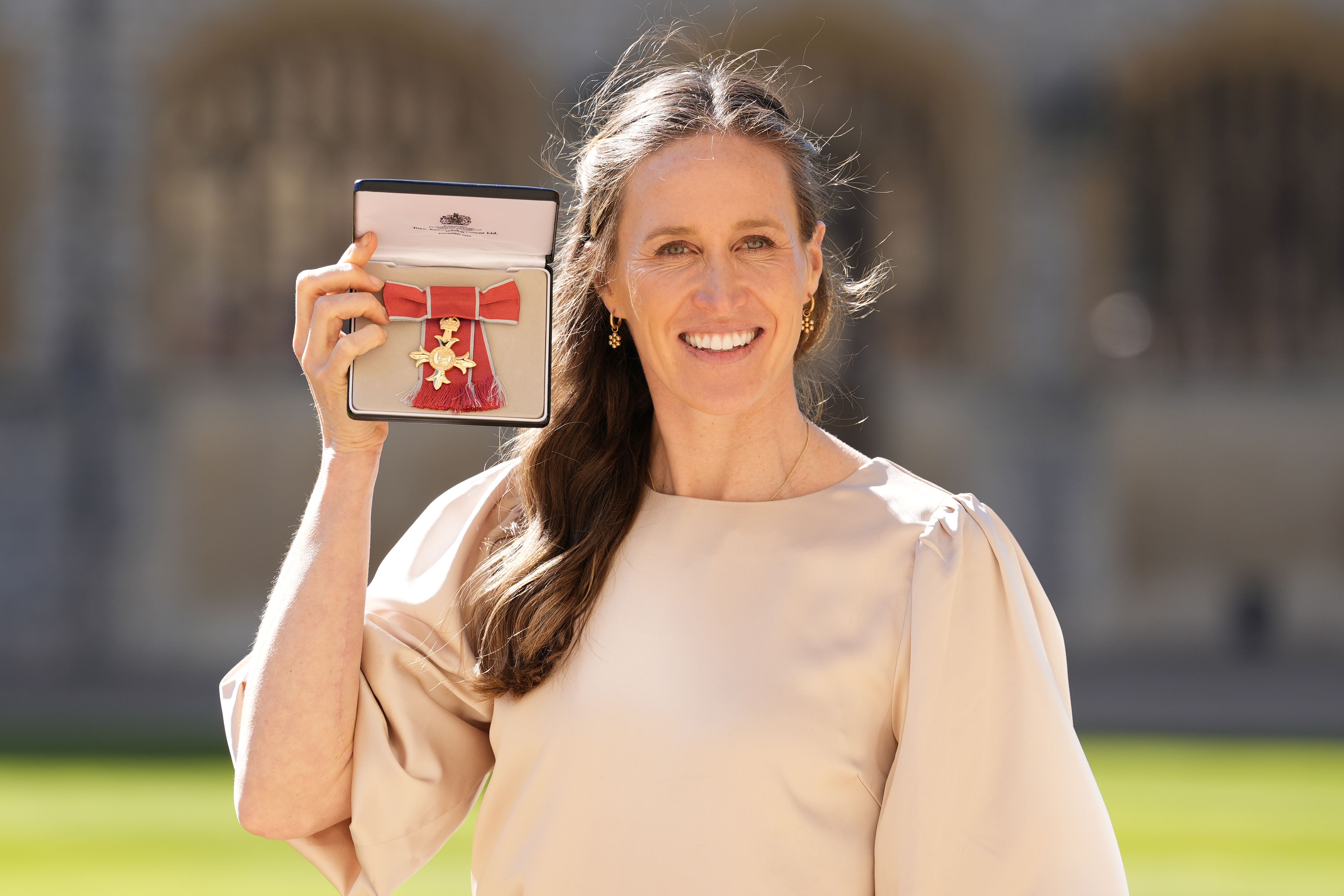 Helen Glover has received an OBE (Andrew Matthews/PA)