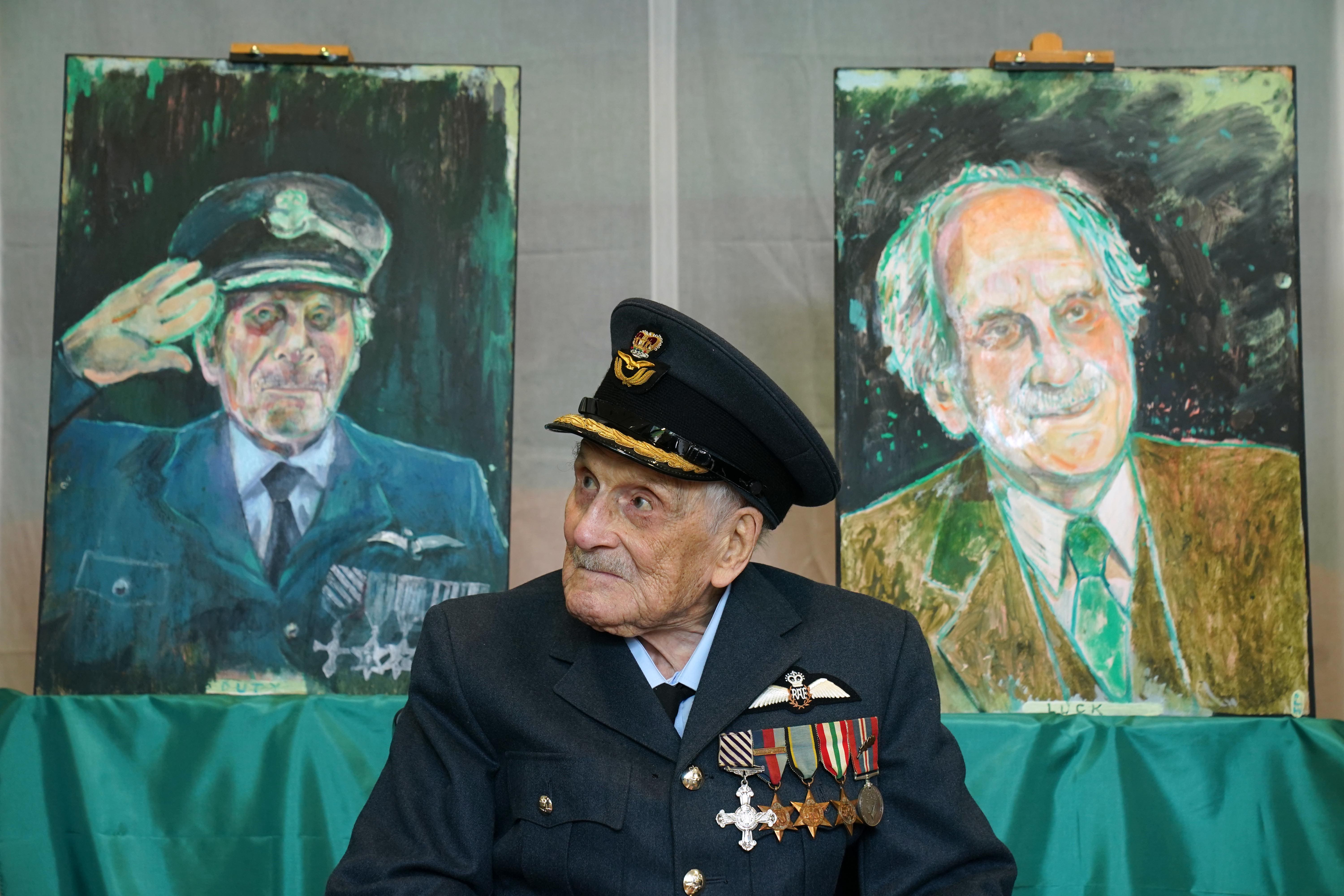 The last known Battle of Britain pilot, Group Captain John ‘Paddy’ Hemingway who died this week (Brian Lawless/PA)