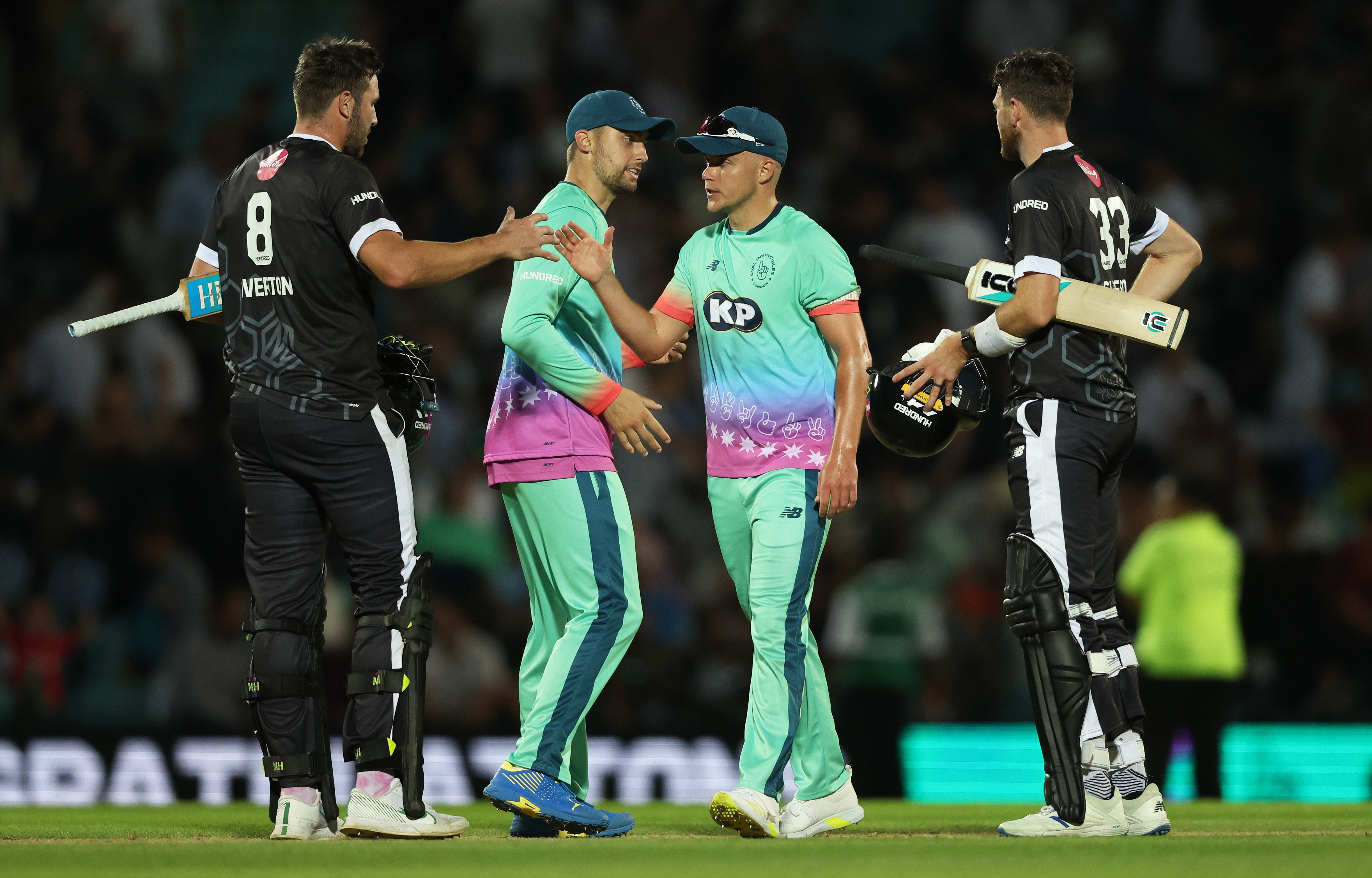 Jamie Overton (left) and Sam Curran (right) will be teammates at Chennai Super Kings