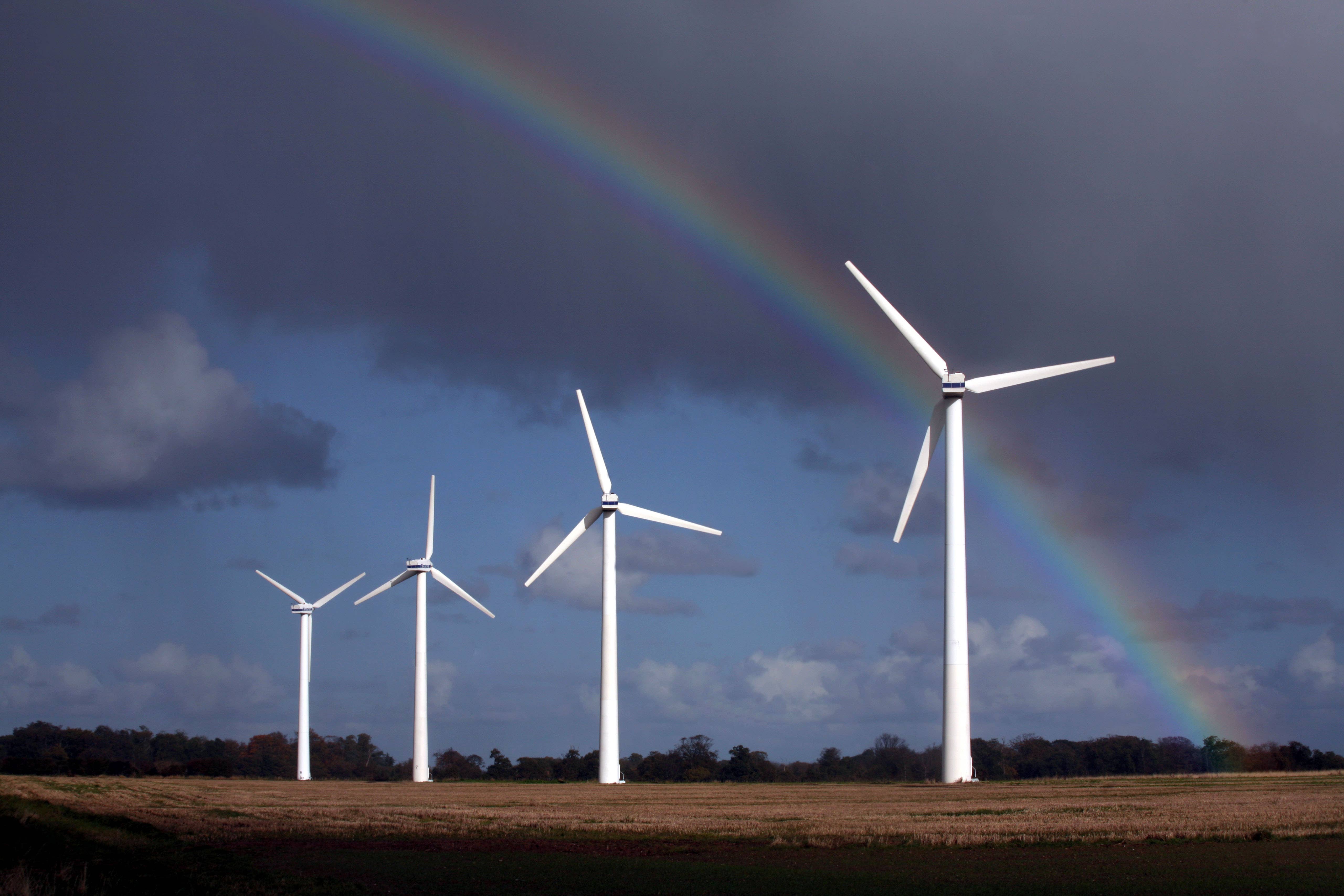 The AI design tool speeds up the development of materials for wind turbines and electric car batteries (Alamy/PA)