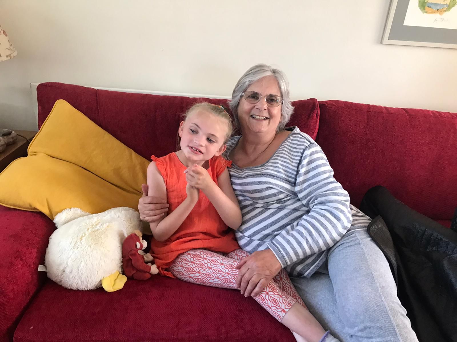 Lucy and her great grandma who Katherine described as one of the most important and closest people in Lucy’s life