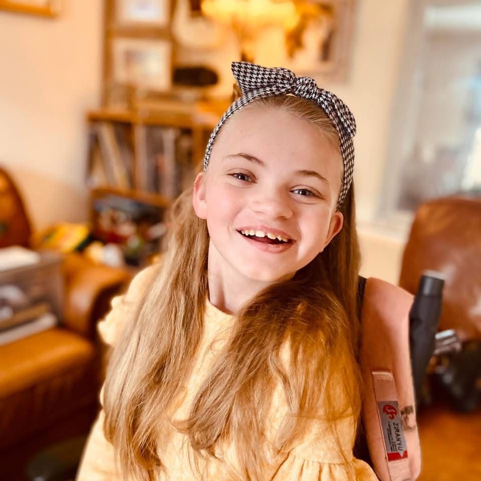 Determined to give Lucy a voice with the device, the family launched a GoFundMe page