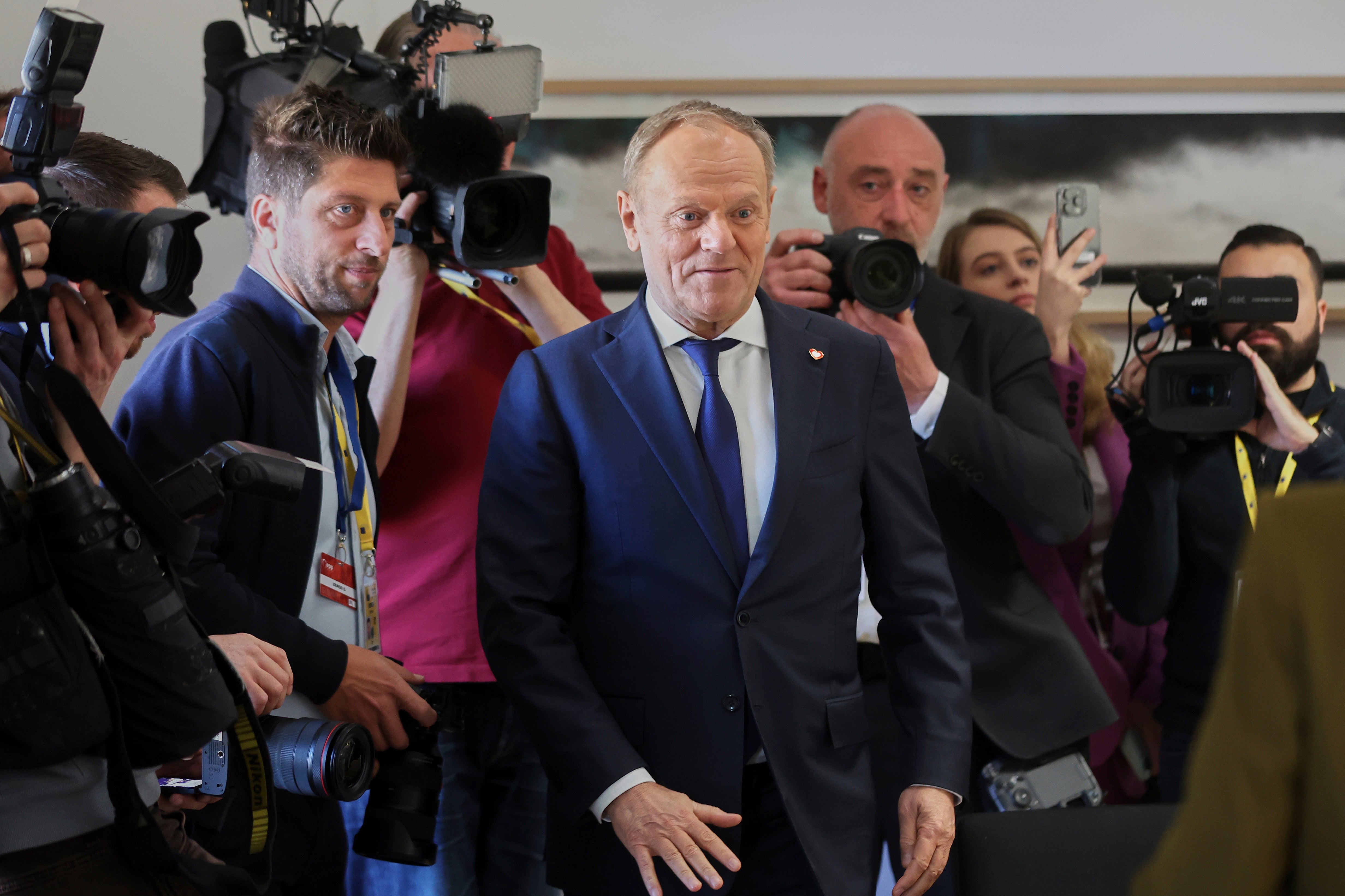 Polish Prime Minister Donald Tusk