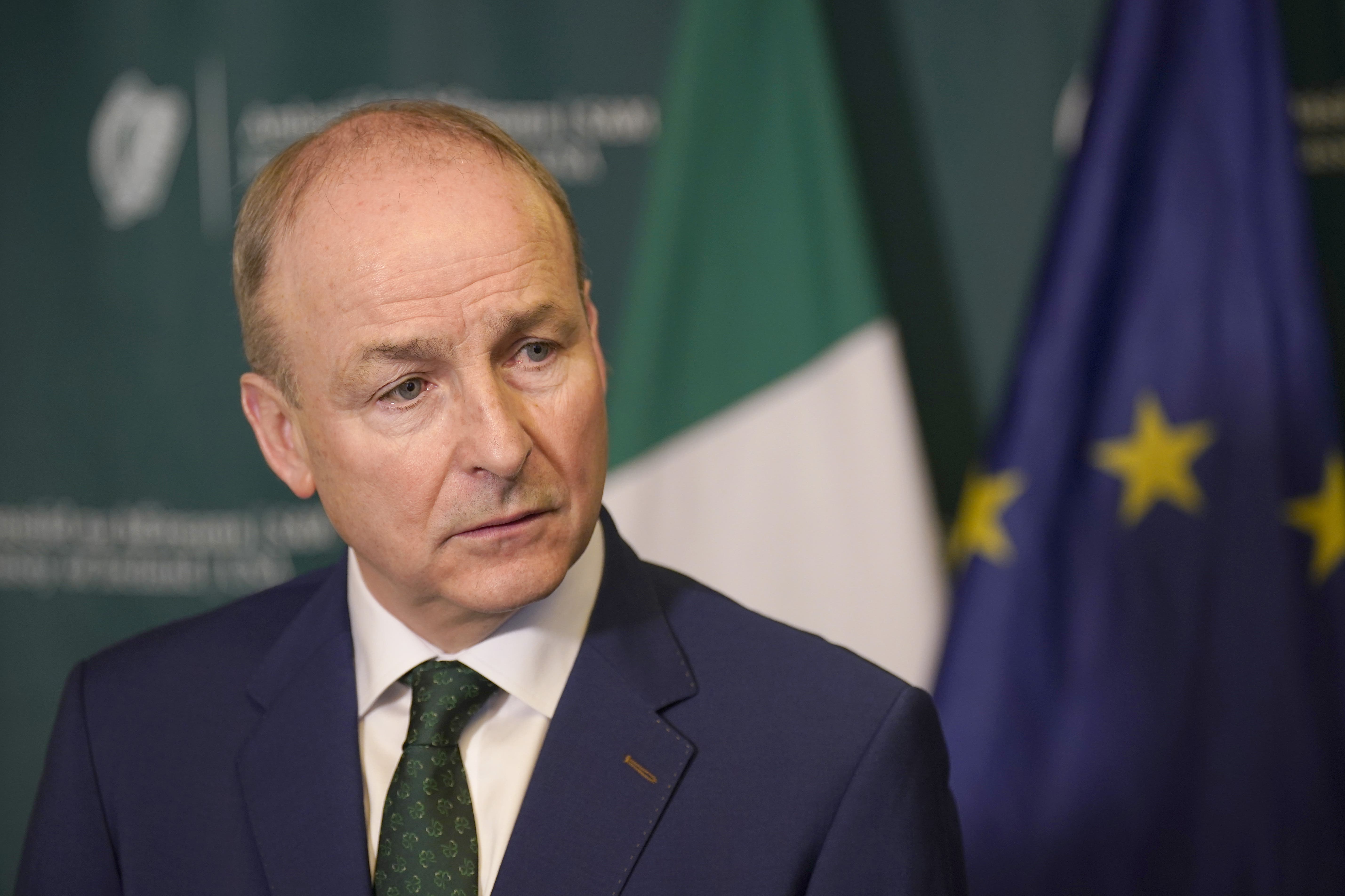 Micheal Martin described the bombings as ‘collective punishment’ on Palestinians (PA)