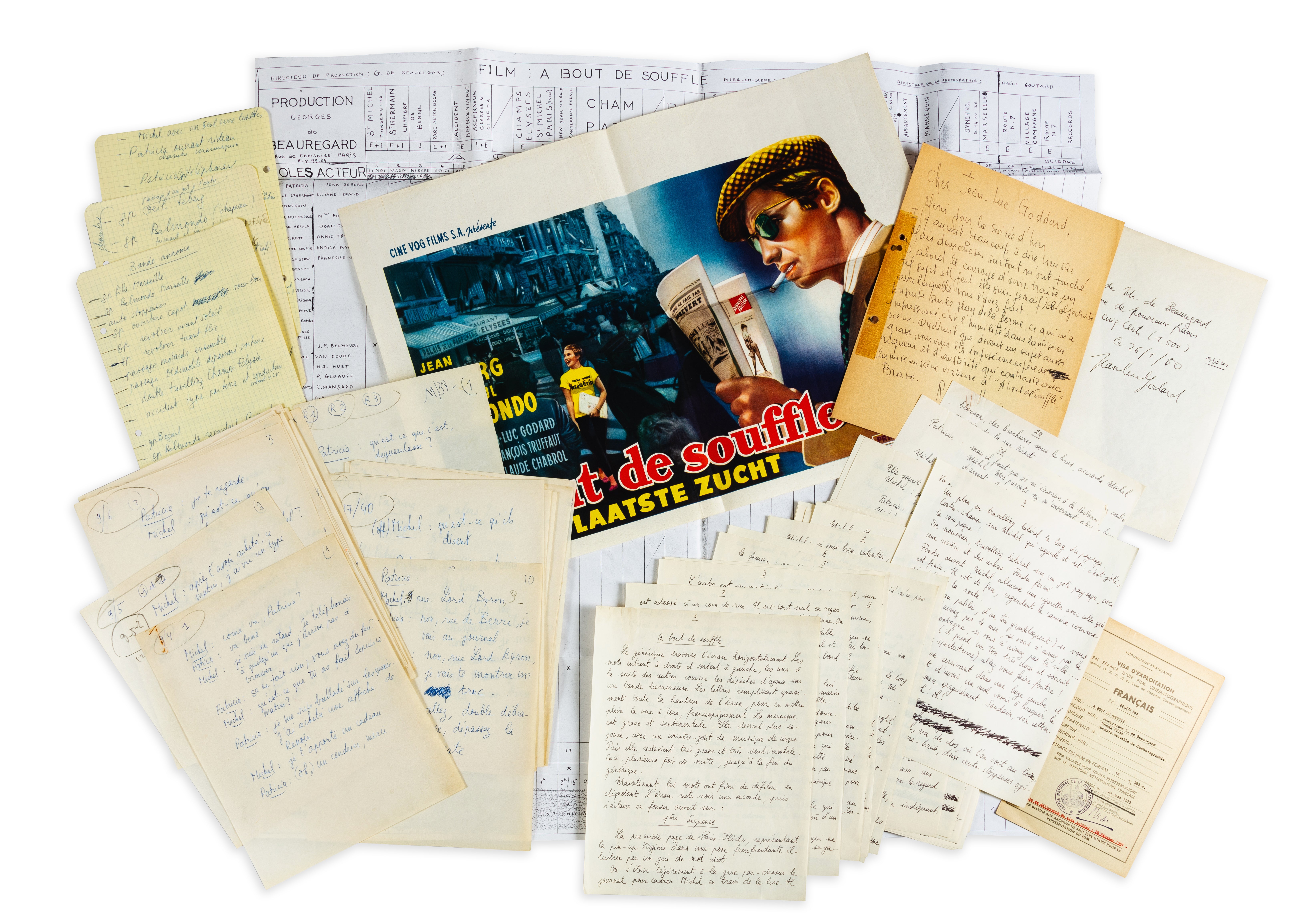 A selection of pages from the manuscript for sale