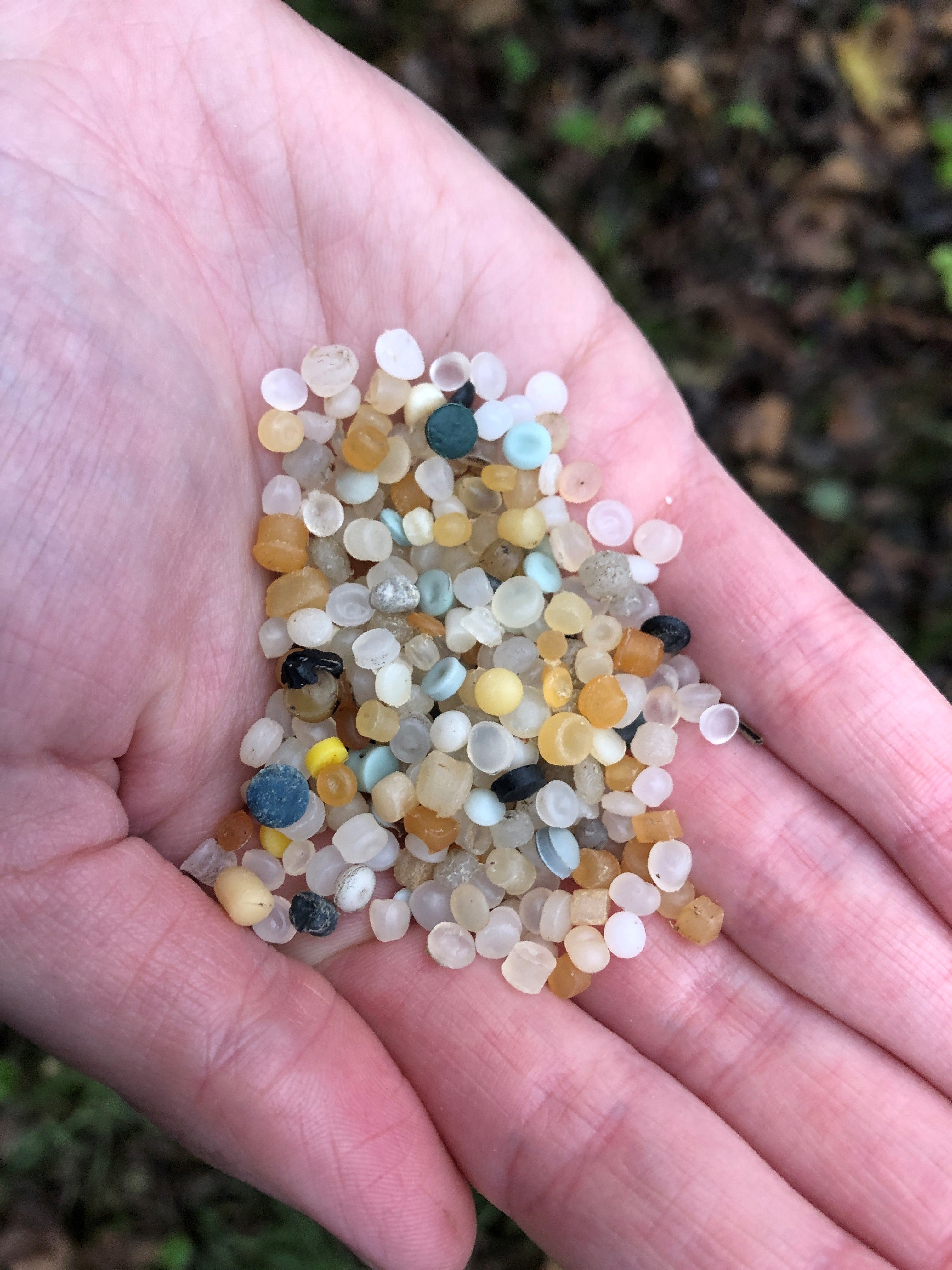 Nurdles are made from plastic resin