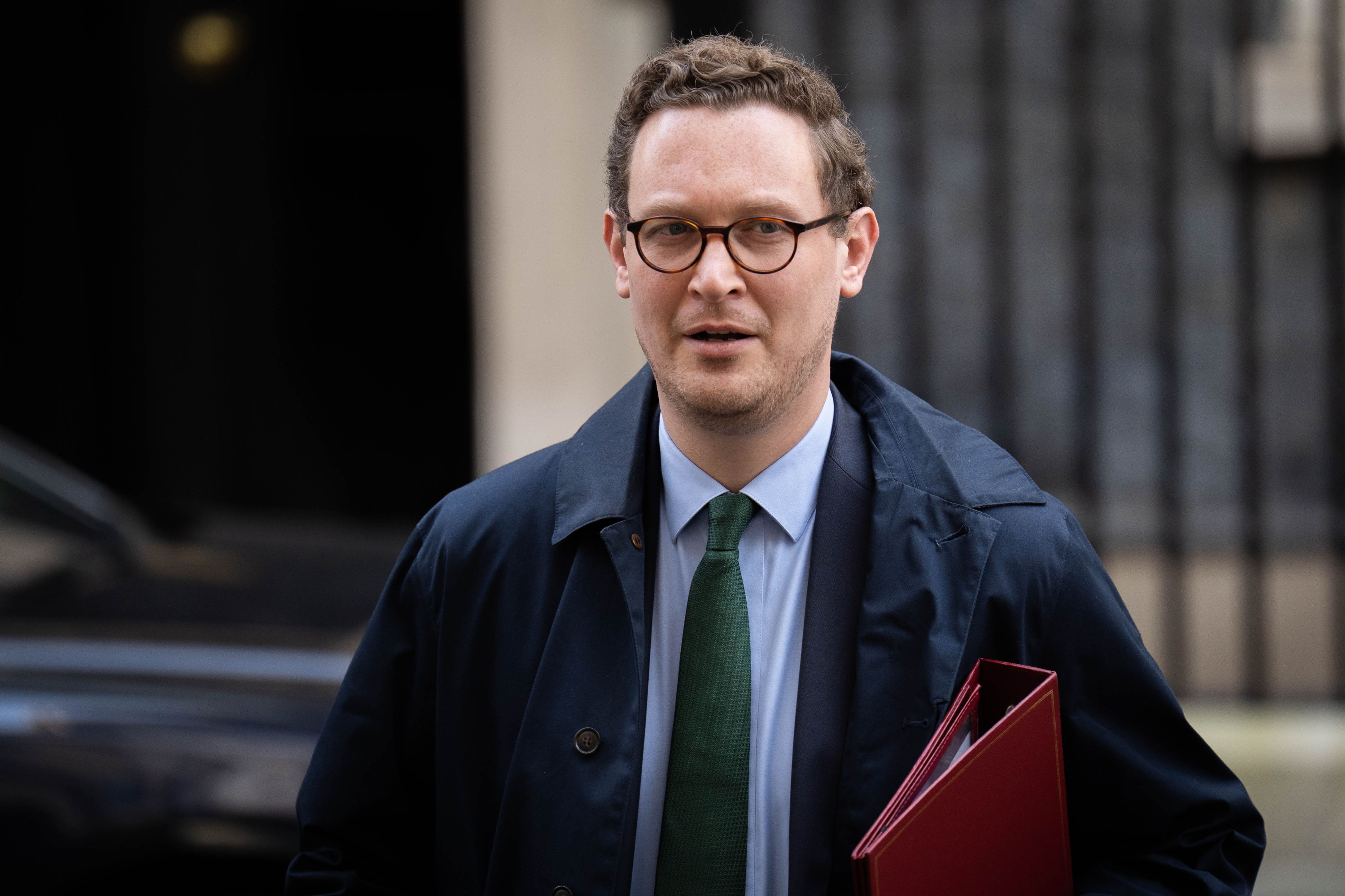 Chief Secretary to the Treasury Darren Jones leaves Downing Street, London, after a Cabinet meeting (James Manning/PA)