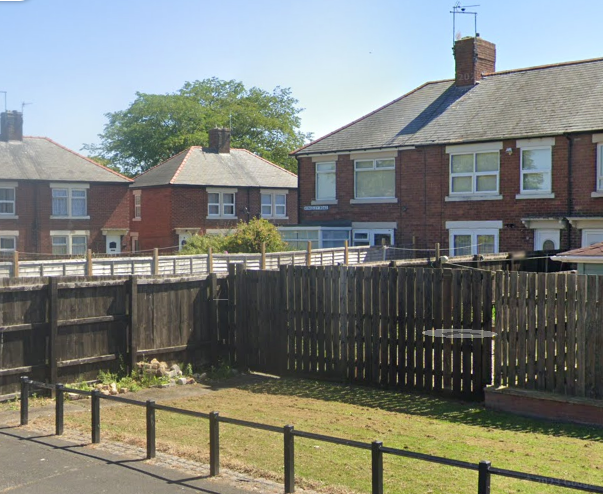 The house fire broke out on Kingsley Road in Lynemouth