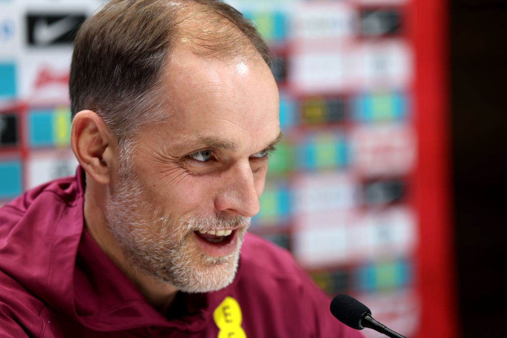 Tuchel takes charge of his first game against Albania at Wembley on Friday night