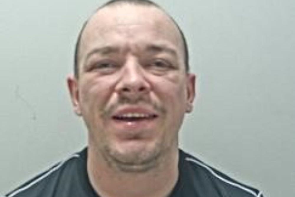 Jamie Cooper, 33, escaped from a prison van heading to Lancaster Magistrates’ Court on Wednesday morning , police said (Lancashire Police/PA)