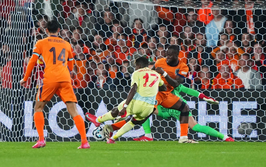 Williams had opened the scoring in Rotterdam