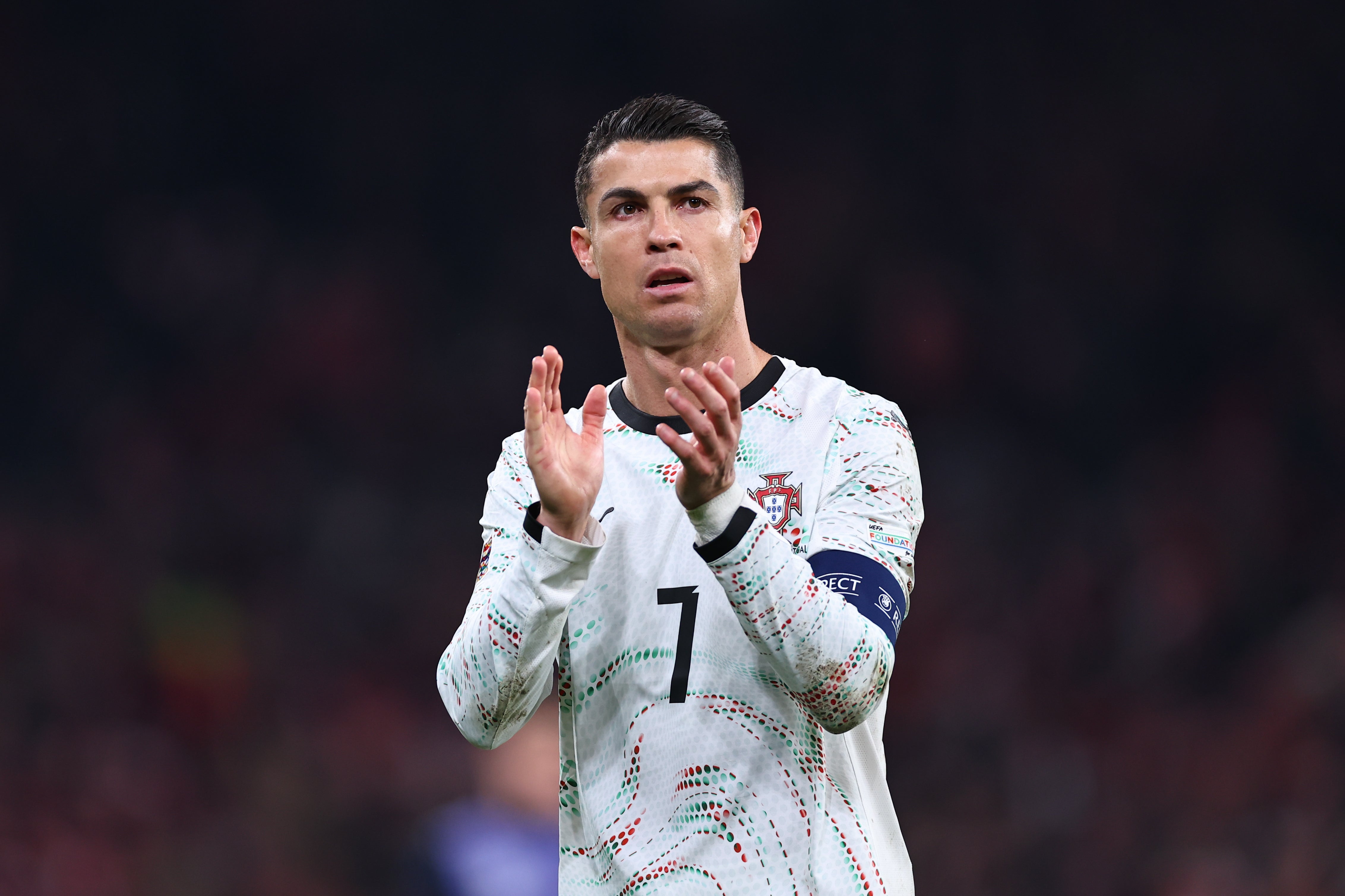 Ronaldo was unable to make his mark on the game as Portugal fell to defeat