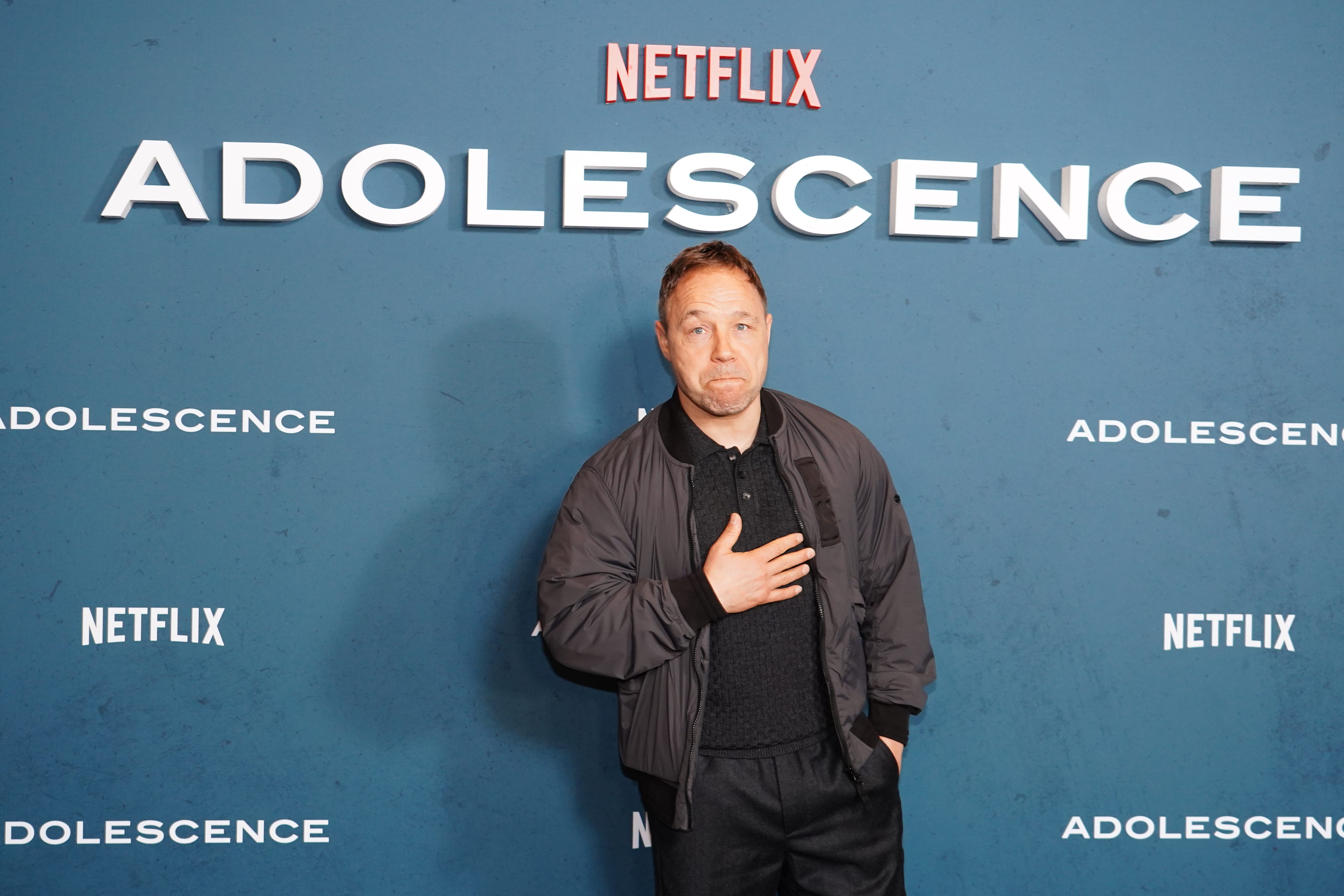 Stephen Graham stars in hit Netflix drama Adolescence (PA)