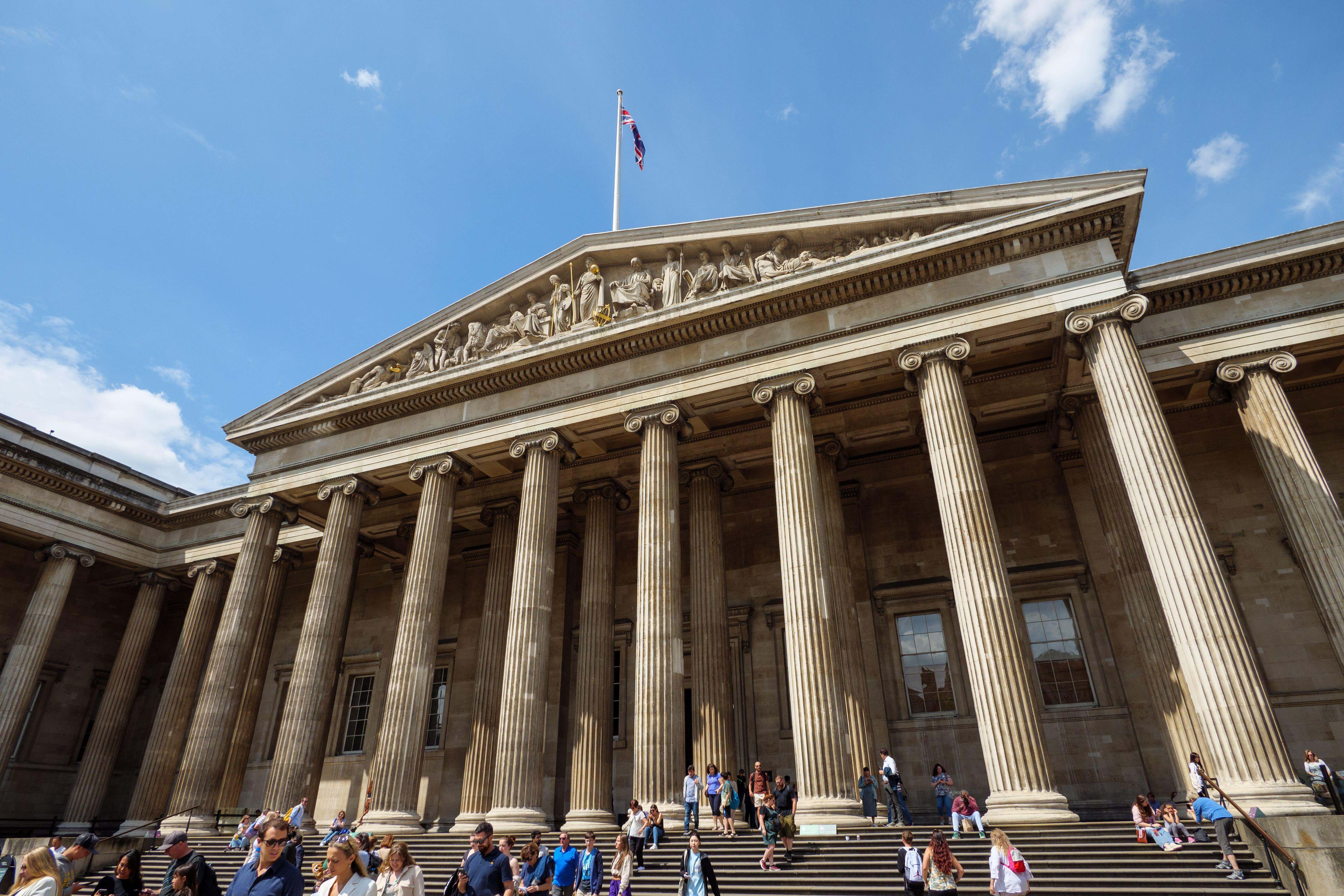 The British Museum in central London displays a number of Egyptian mummies
