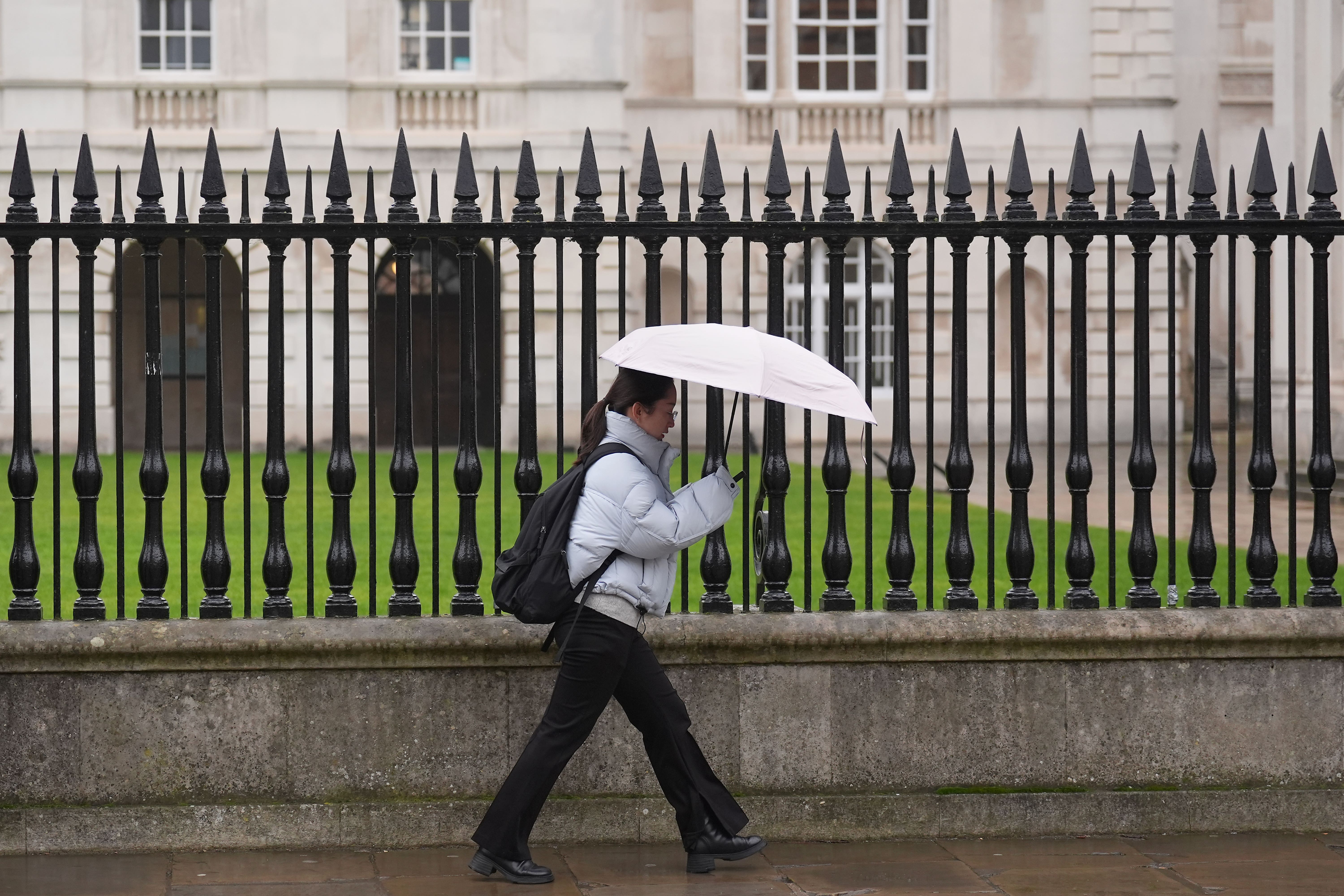 Heavy rainfall is expected across Wales and parts of England on Tuesday (Joe Giddens/PA)