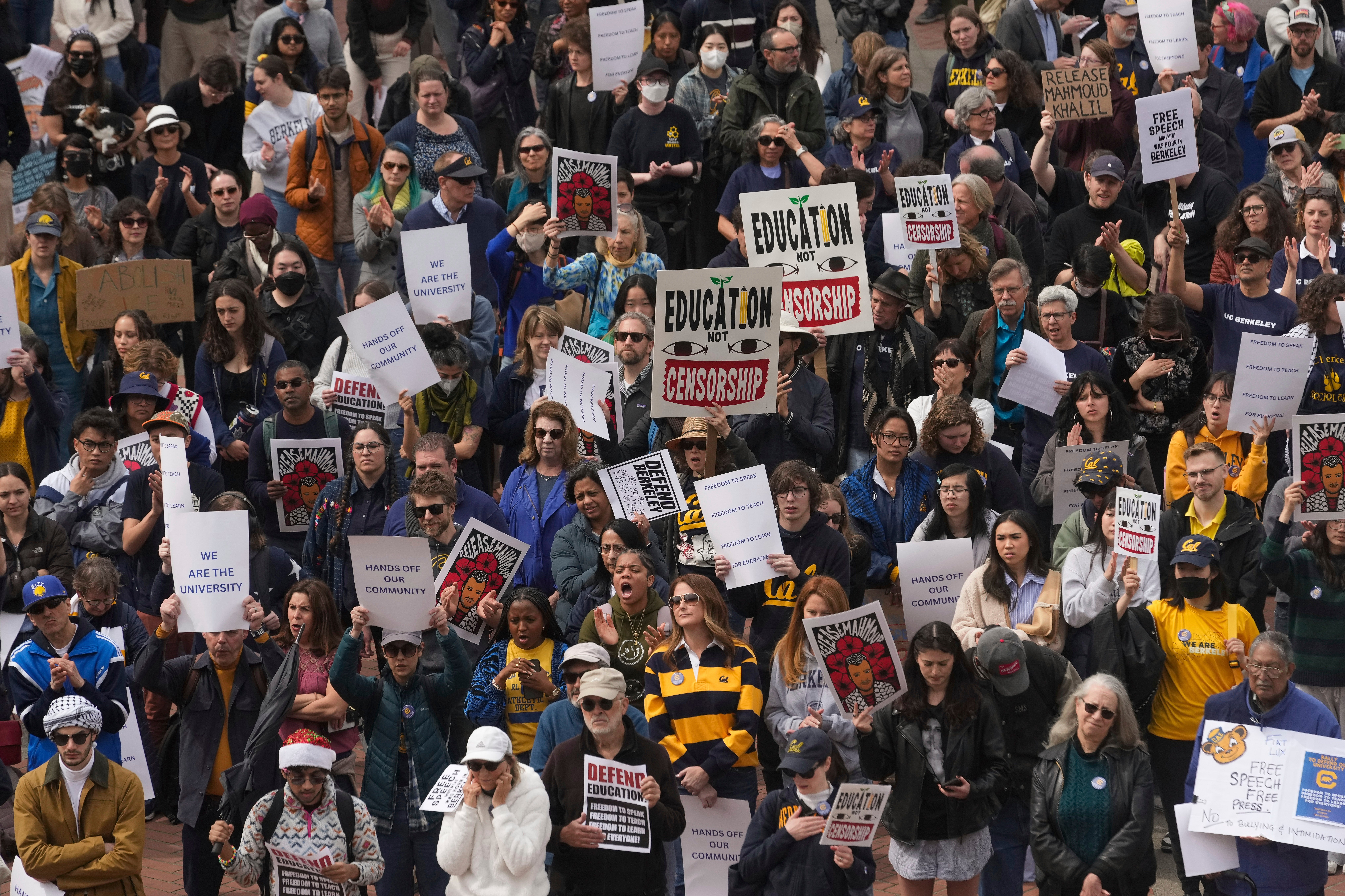 Berkeley Faculty Protest