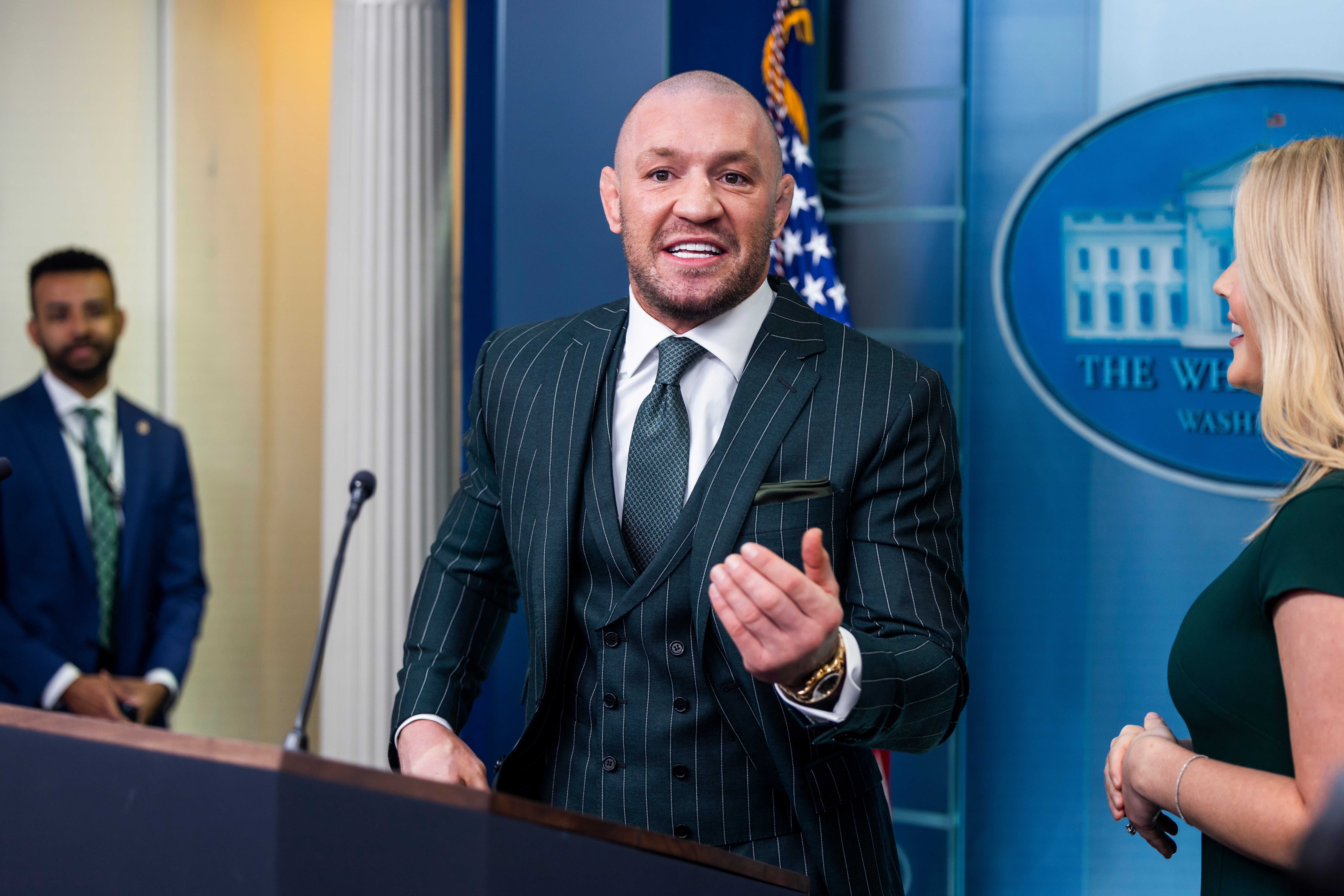 Conor McGregor visited Donald Trump in the White House this week as part of St. Patrick’s Day celebrations