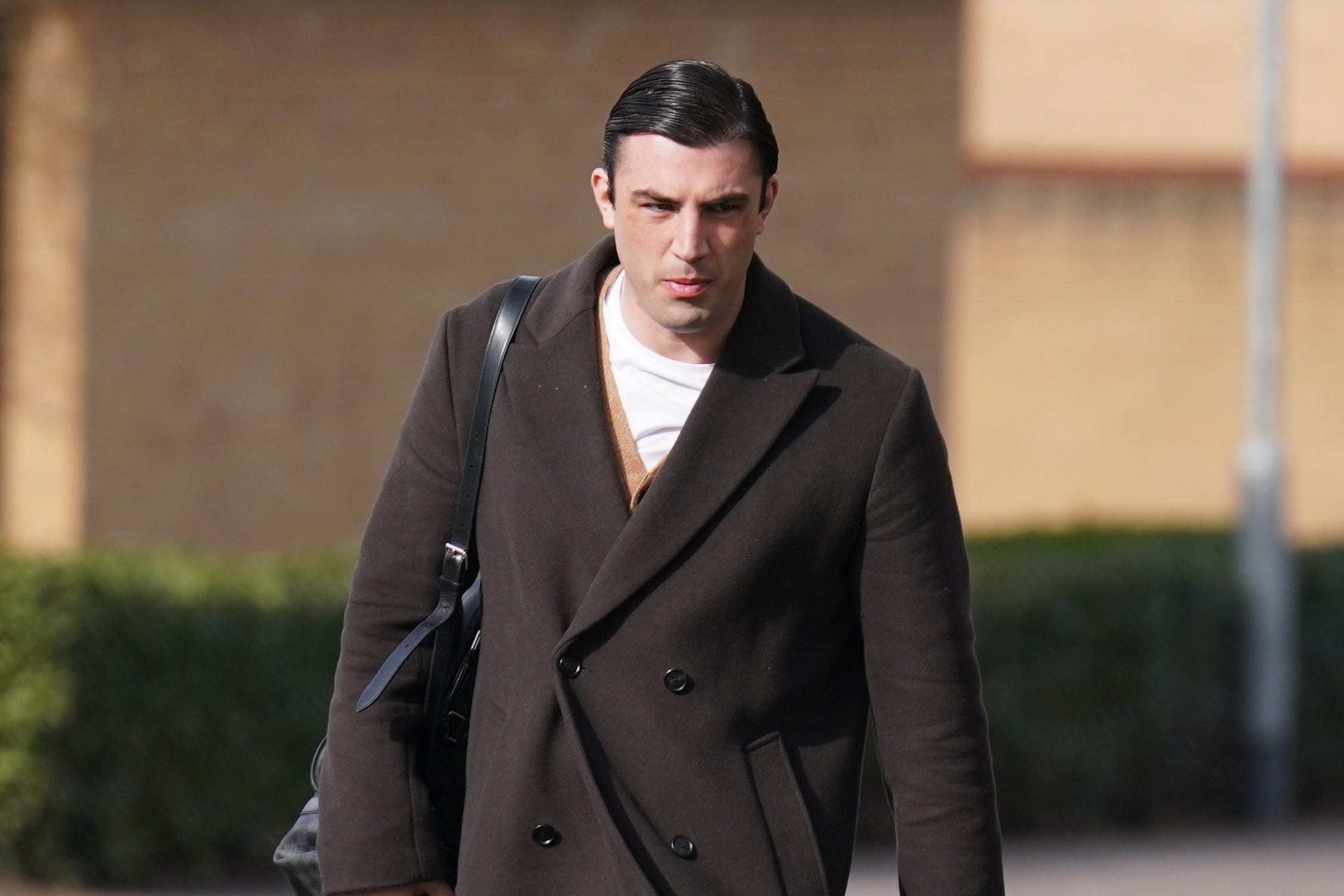 Jack Fincham arrives at Basildon Crown Court