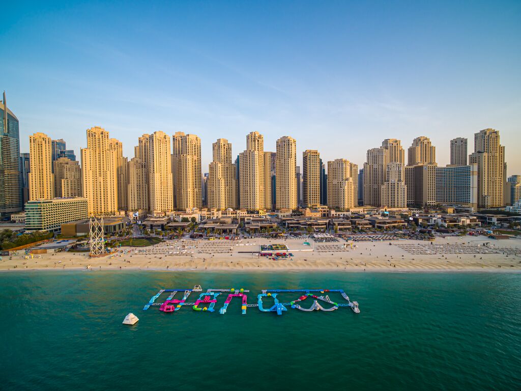The AquaFun Waterpark at JBR, The Beach