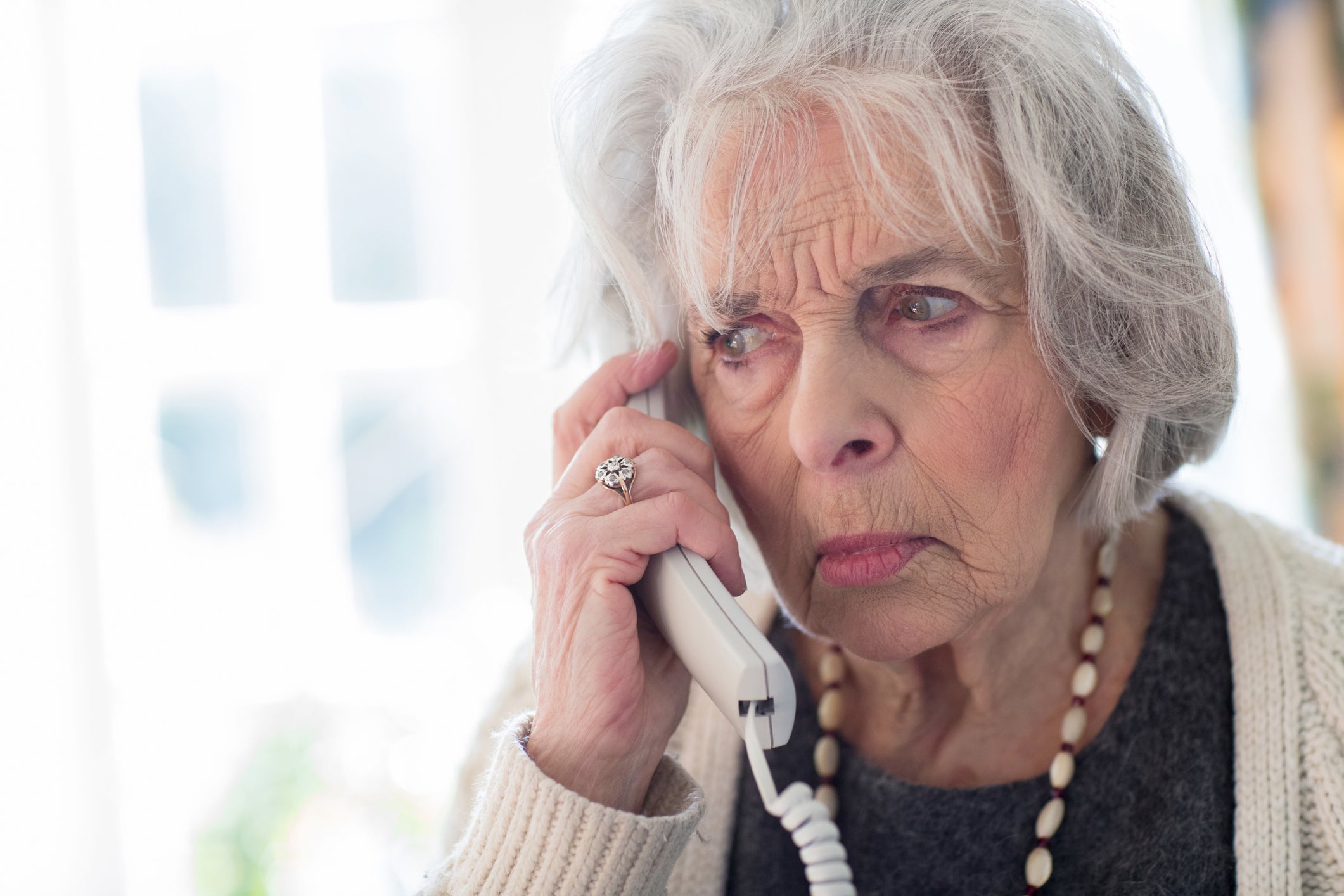 Elderly people fear they will be put at risk if they lose their landlines