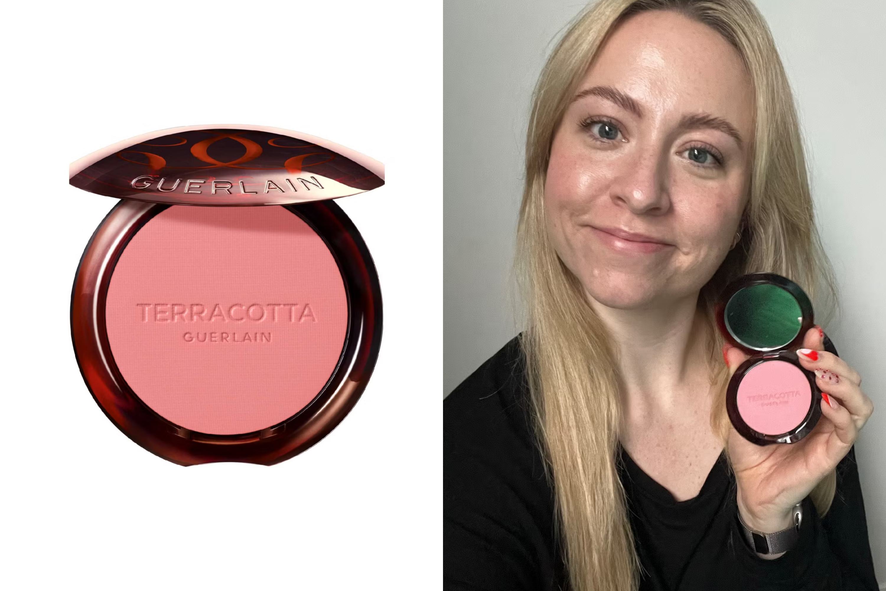 Louise praised the Guerlain blush's "sheer dusting of colour that doesn’t age you"