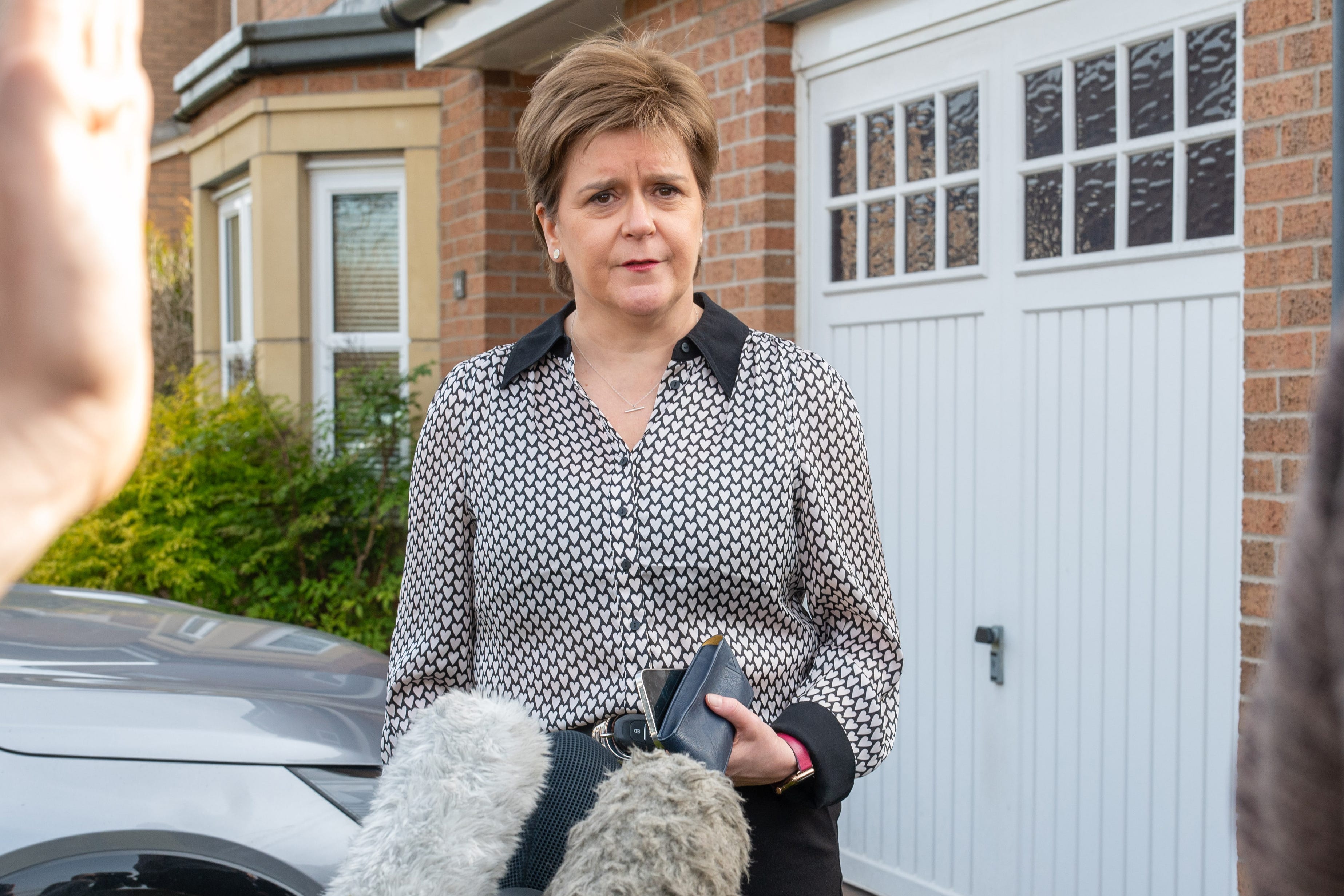 Nicola Sturgeon was told she had been cleared on Thursday (Steve Welsh/PA)