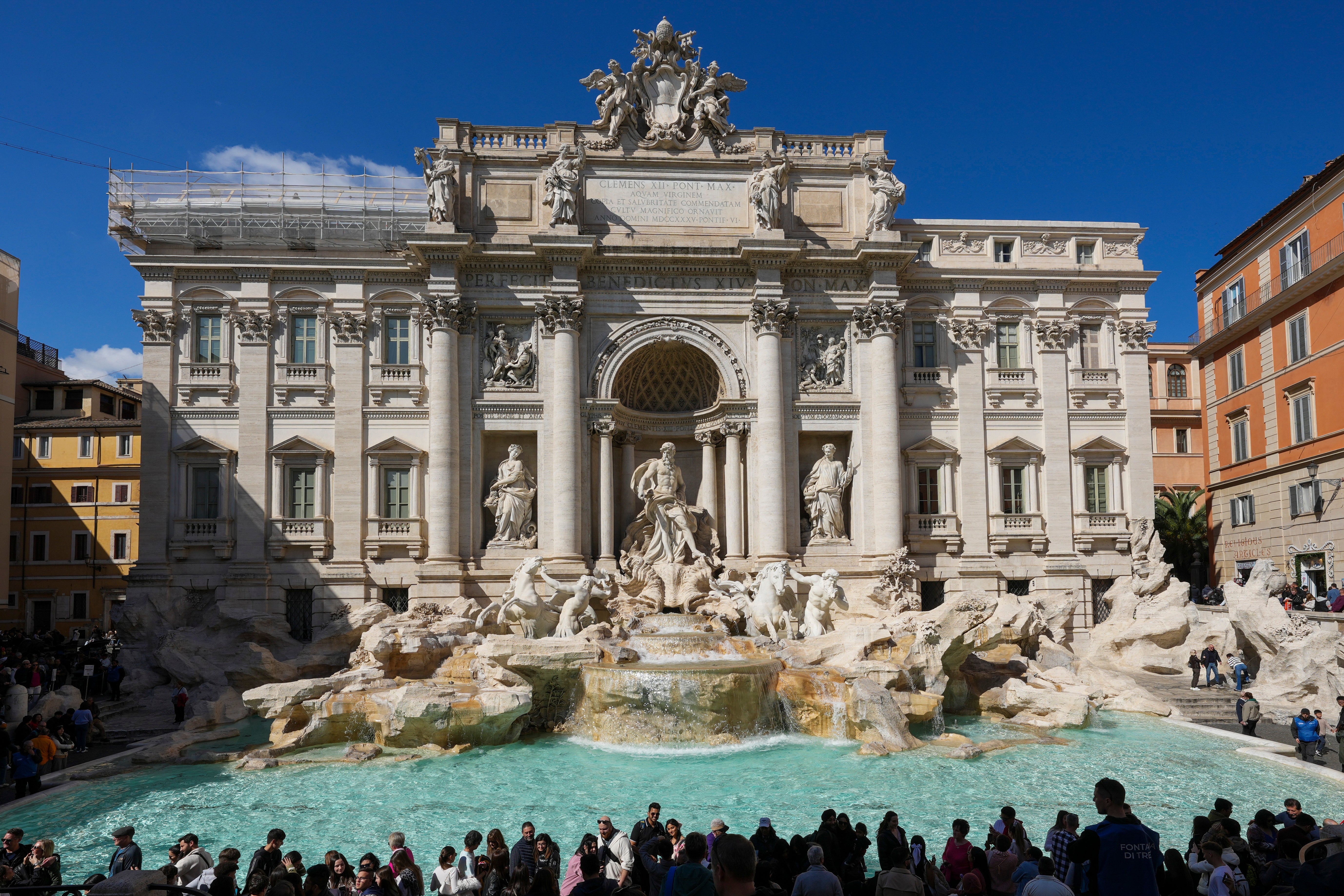 <p>The historic Trevi Fountain in Rome</p>