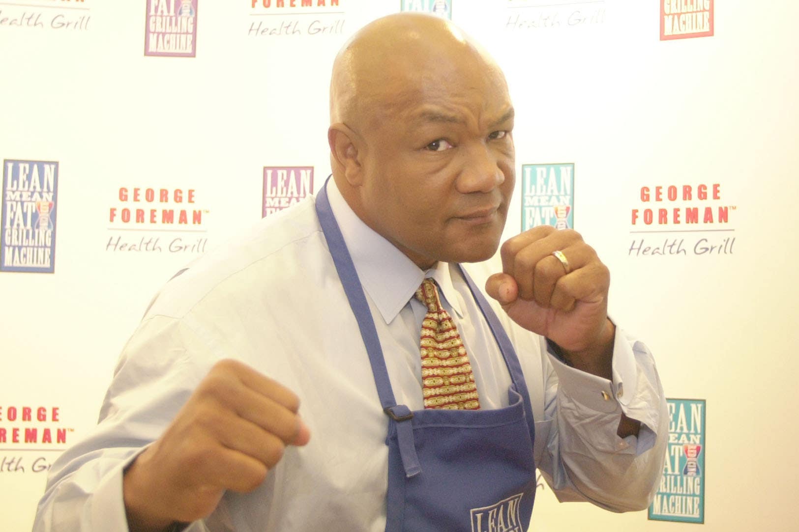 Former boxing heavyweight world champion George Foreman
