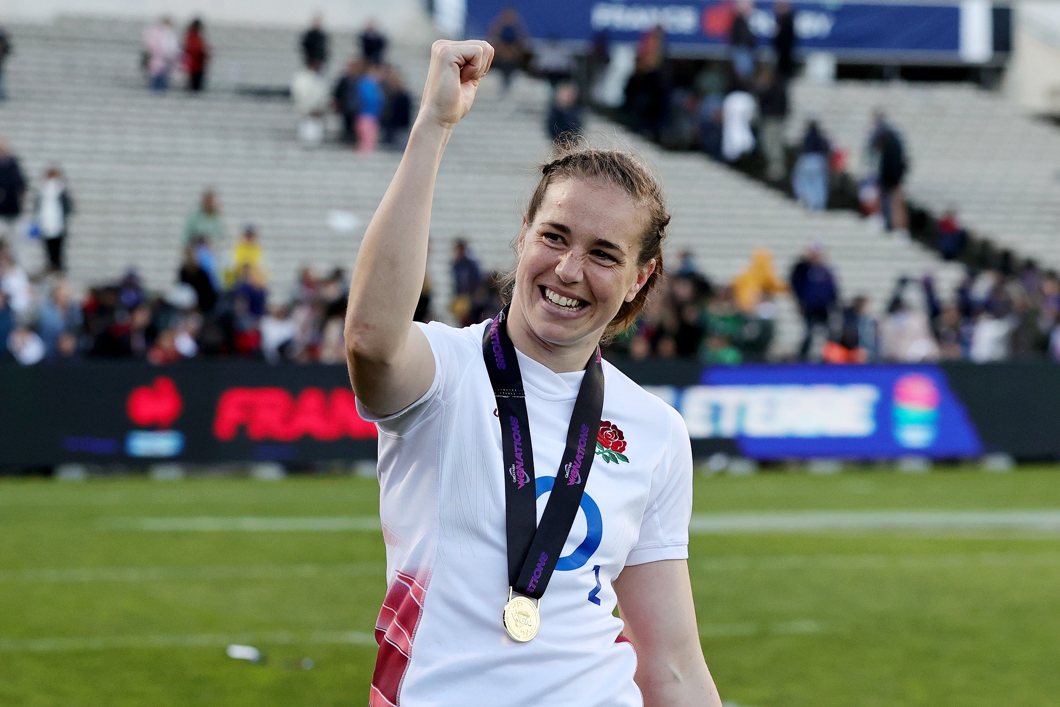 Emily Scarratt has been included in England’s Rugby World Cup squad