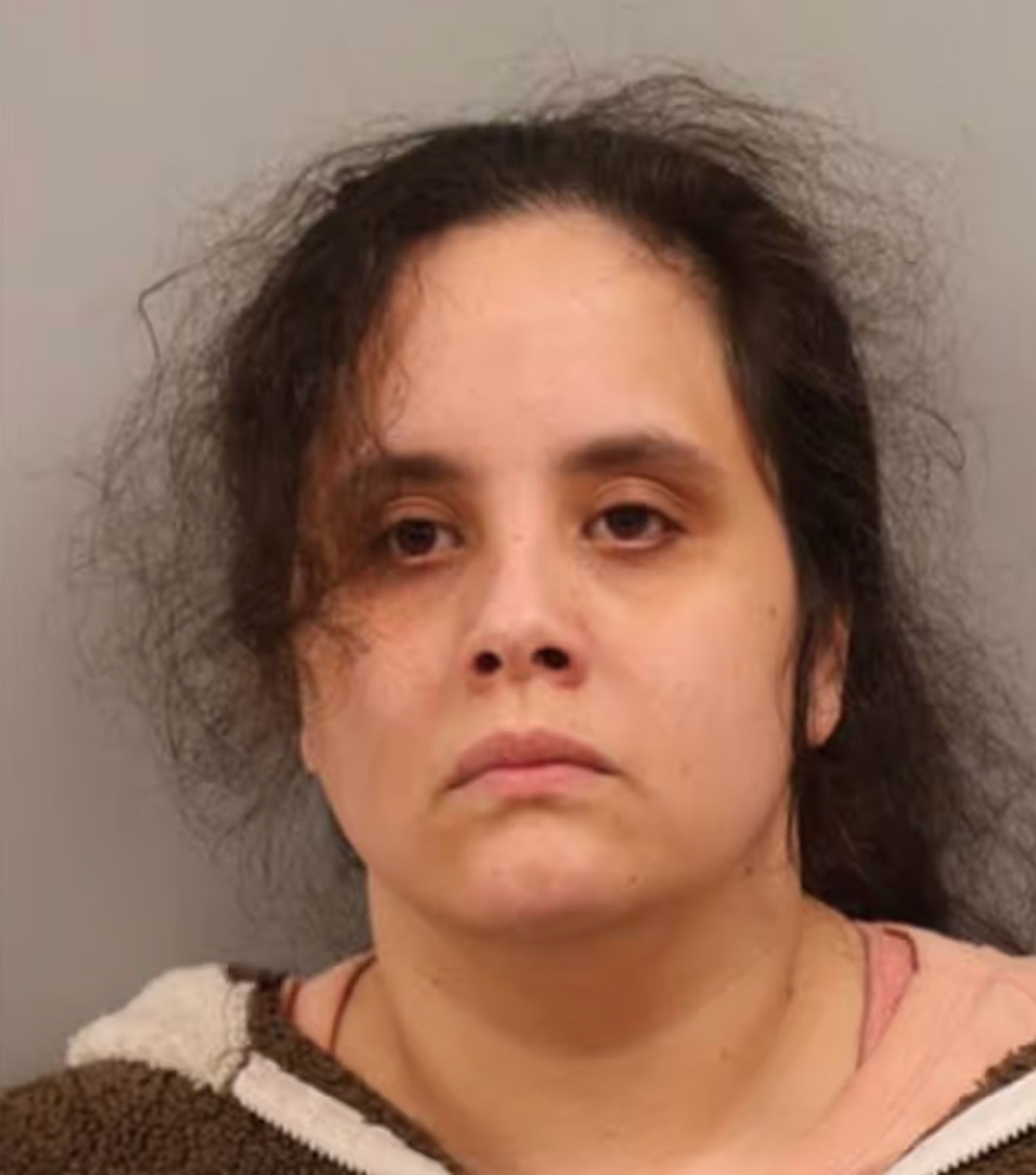 Kimberly Cruz-Feliciano, 30, was arrested on child abuse charges after her child was forced to wear a dog’s shock collar, authorities said