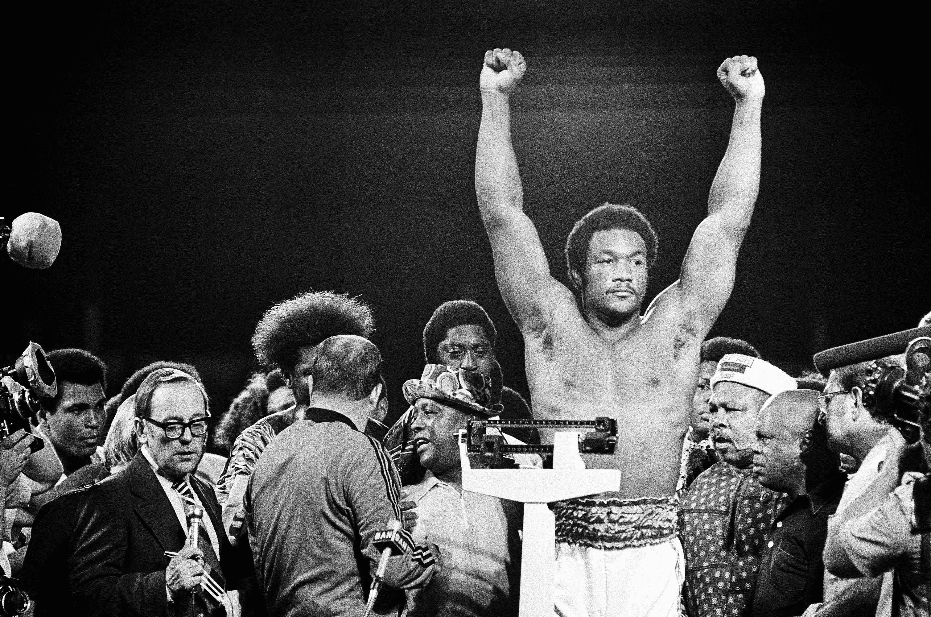 George Foreman was a formidable boxing titan early in his career