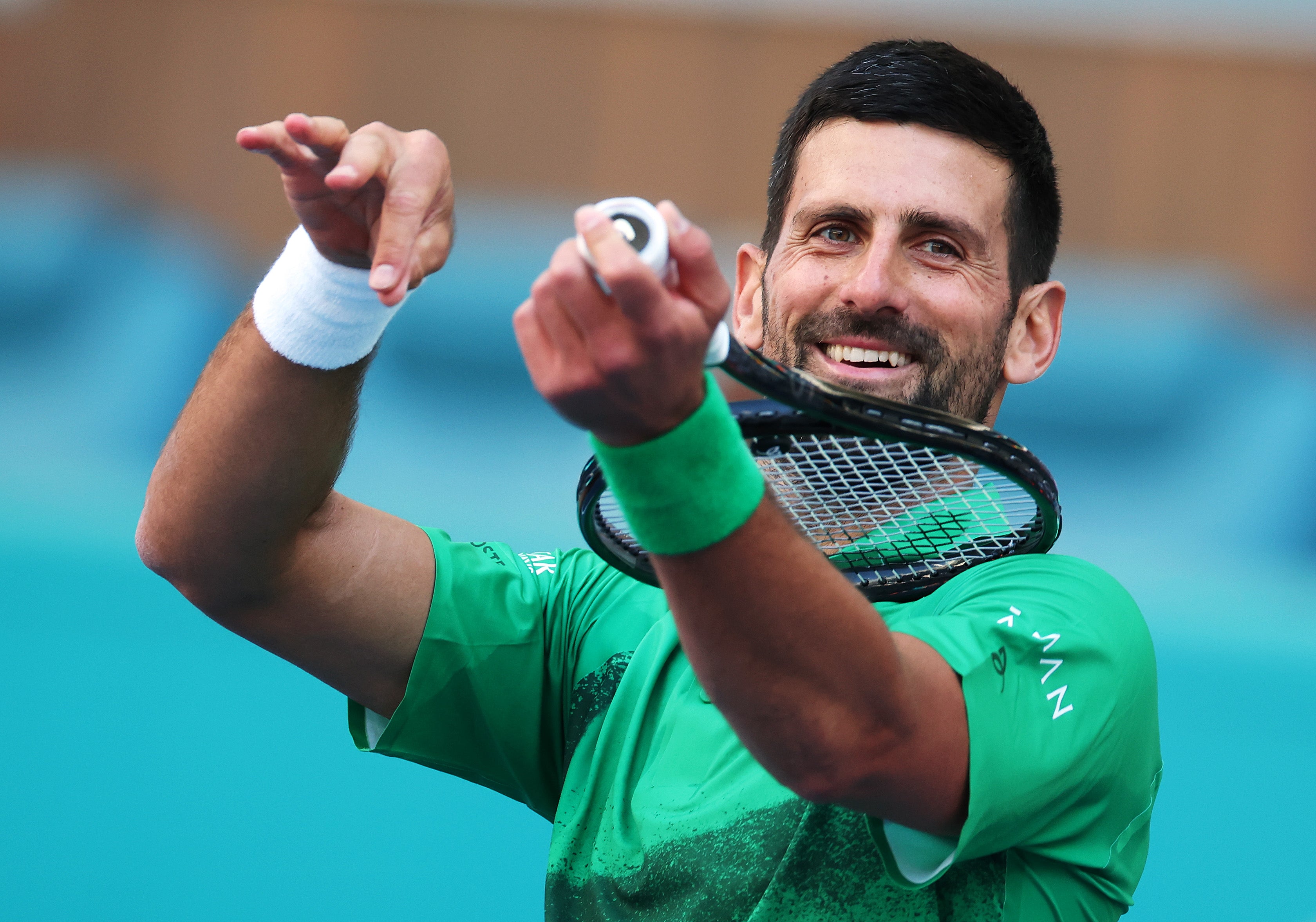 Novak Djokovic is through to the third round