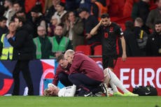 Anthony Gordon pulls out of England squad with ‘worrying’ injury