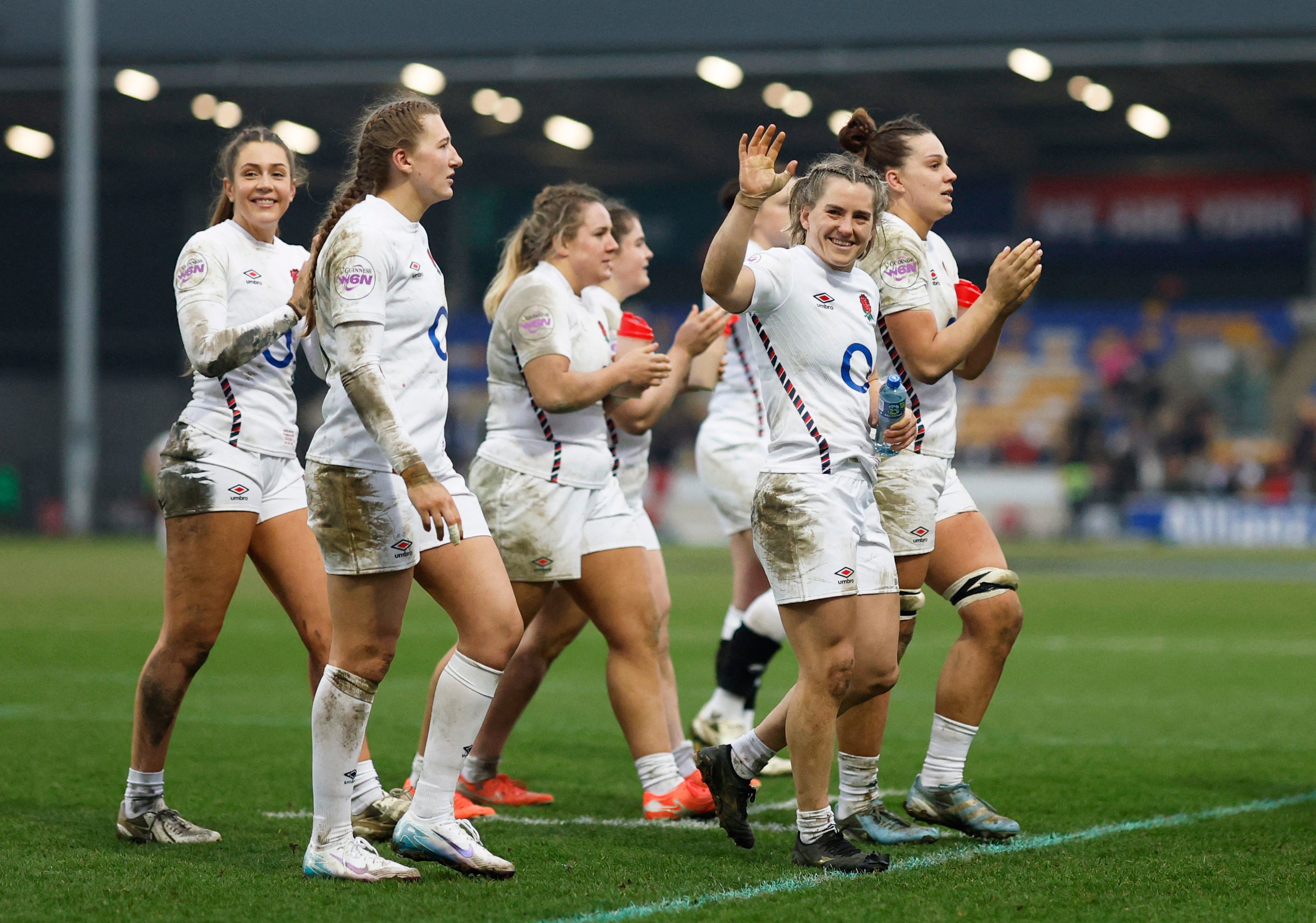 <p>England kicked off their title defence with a bonus-point win</p>