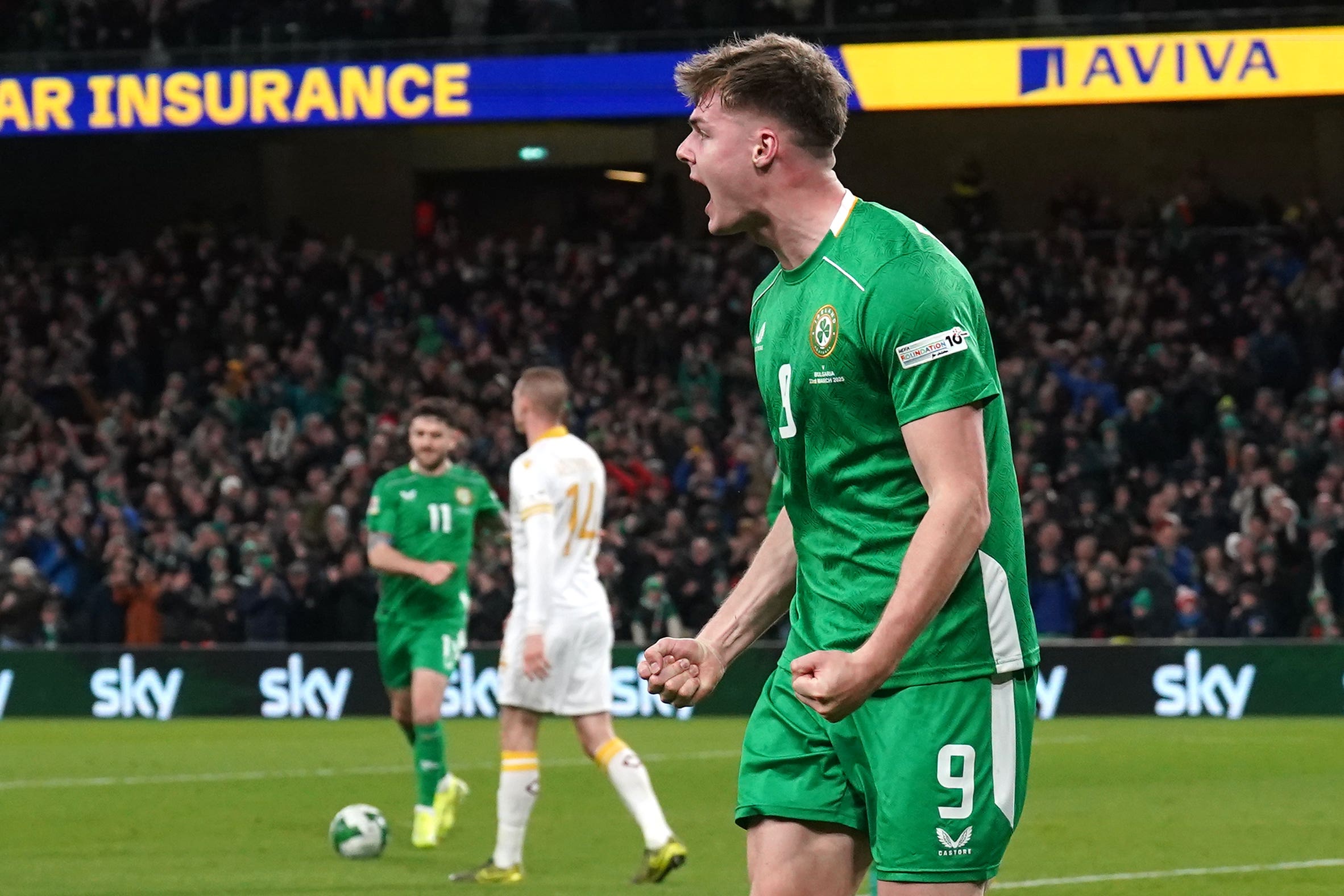 Evan Ferguson’s last goal game four months ago (Brian Lawless/PA)