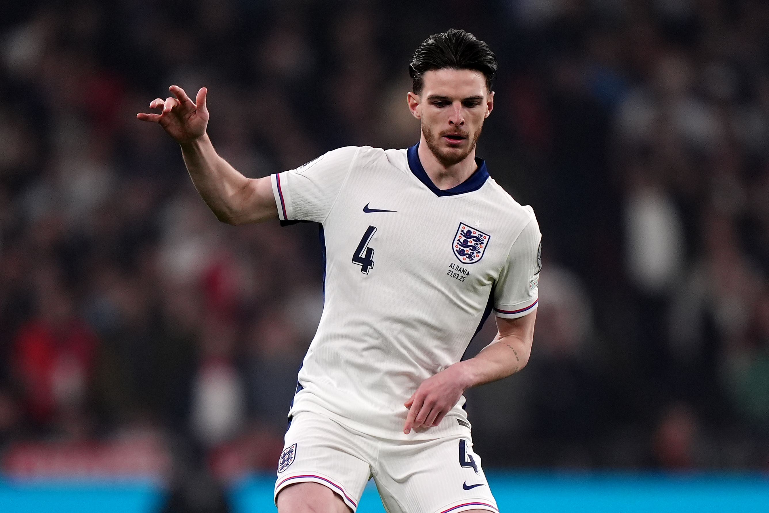 Declan Rice says England’s players have to be able to take criticism (Bradley Collyer/PA)