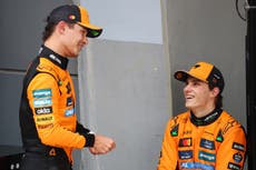 F1 Chinese GP LIVE: Oscar Piastri leads home McLaren one-two despite ‘nightmare’ issue for Lando Norris