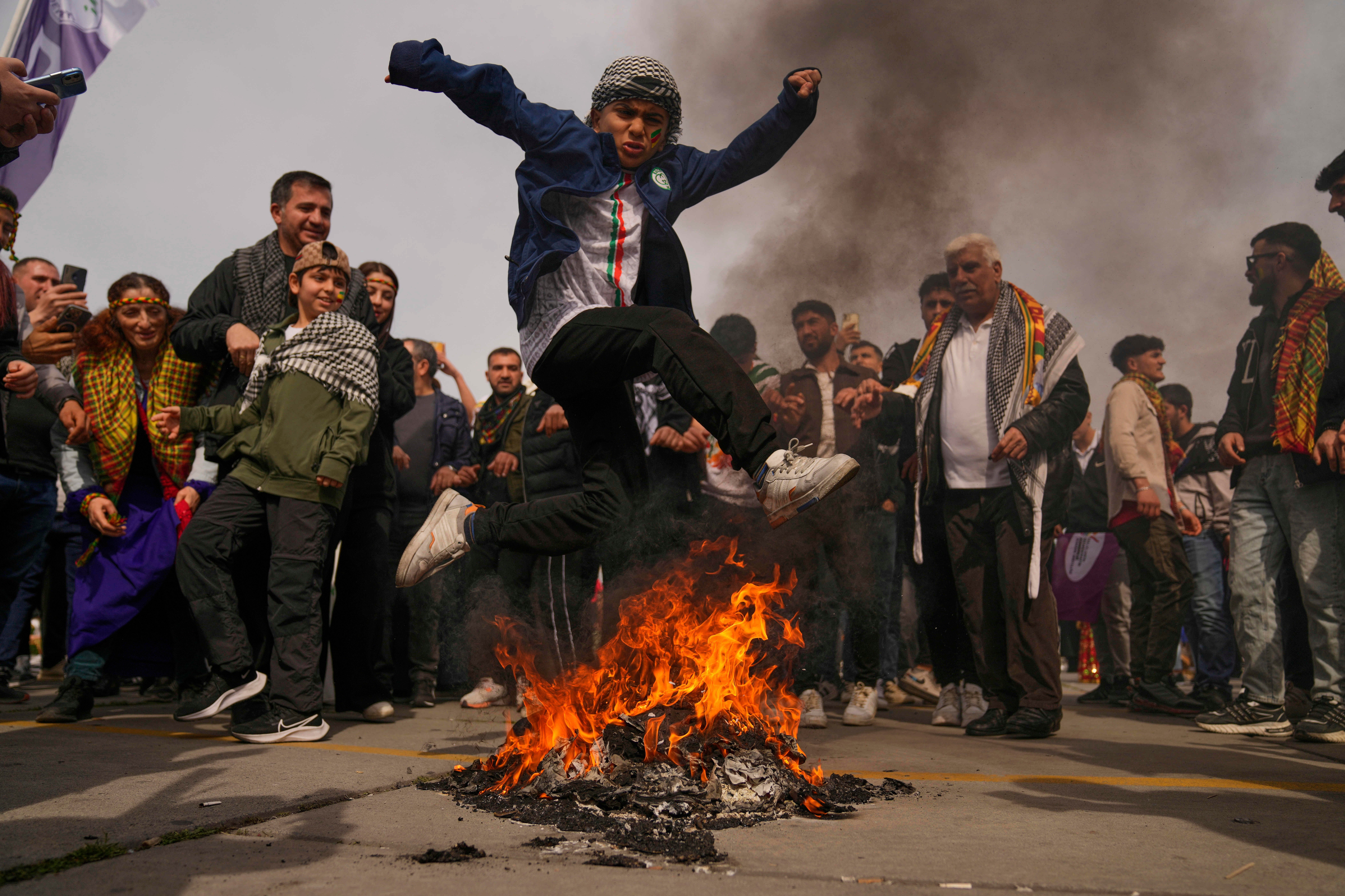 APTOPIX Turkey Kurds Nowruz