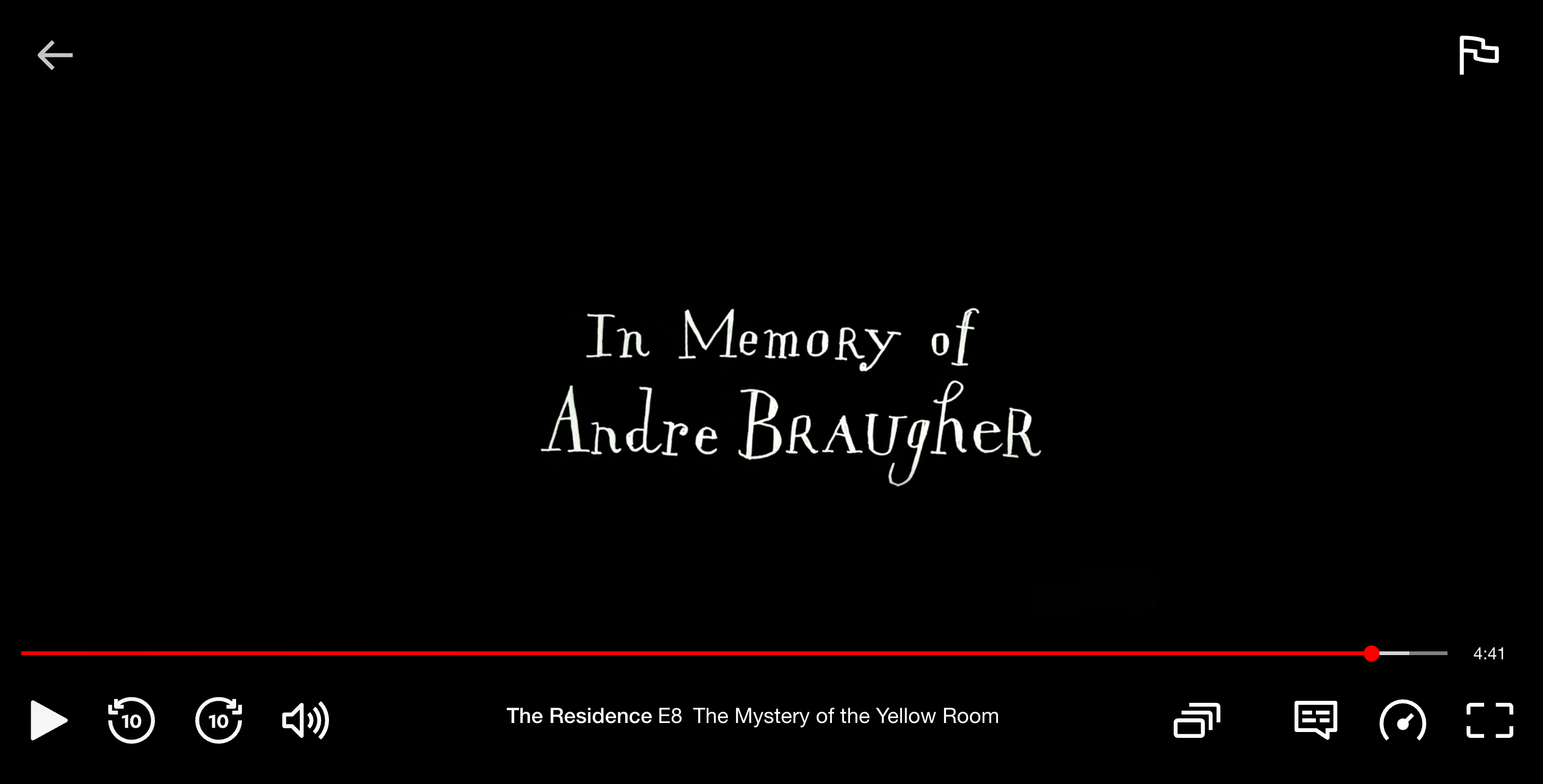 Show featured a special dedication to the actor