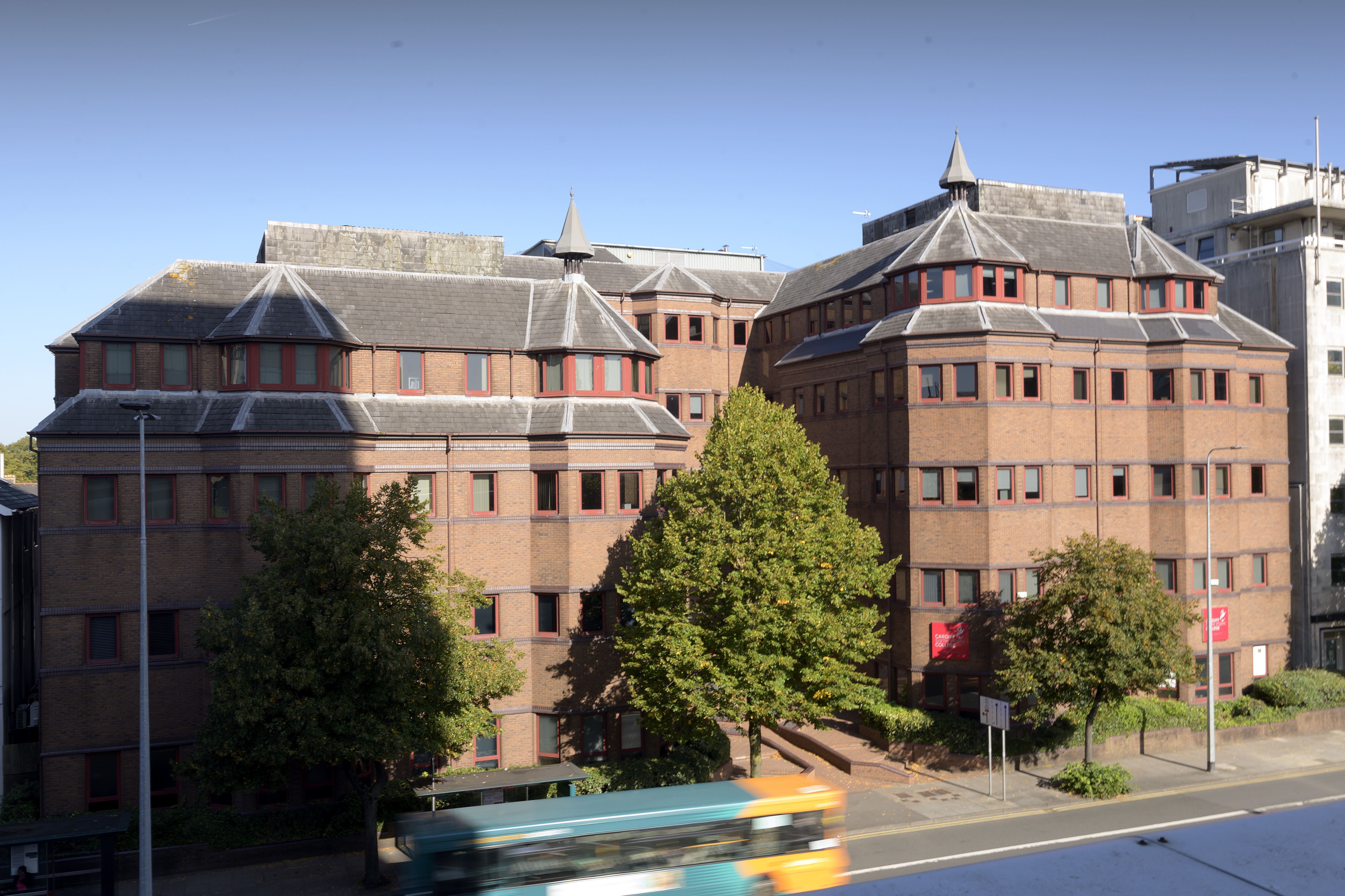 Three people have been charged with fraud at Cardiff Sixth Form College of the college (Cardiff Sixth Form College/PA)