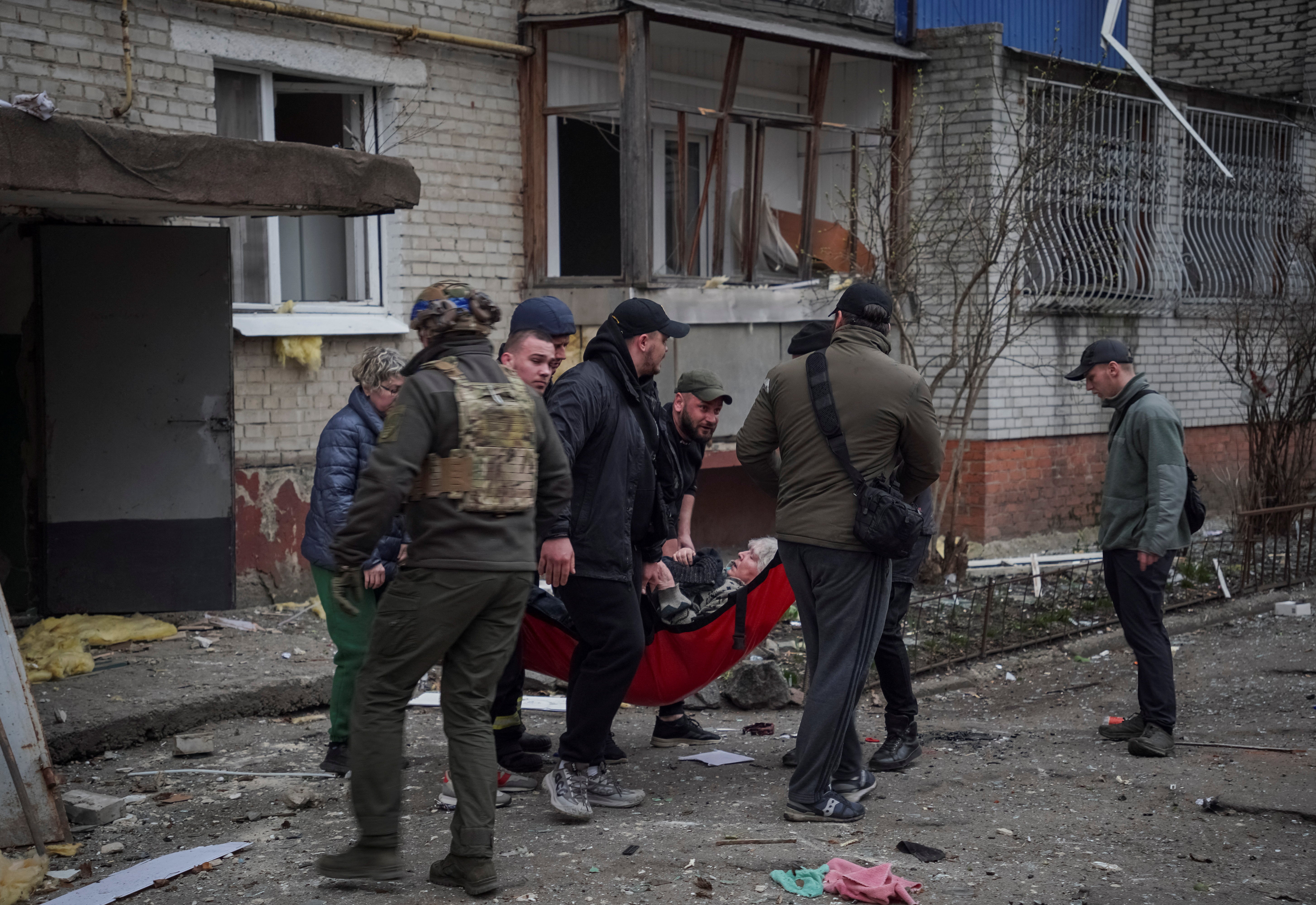 Vladimir Putin's forces injured at least 65 people in a huge Russian missile strike on the northeastern city of Sumy