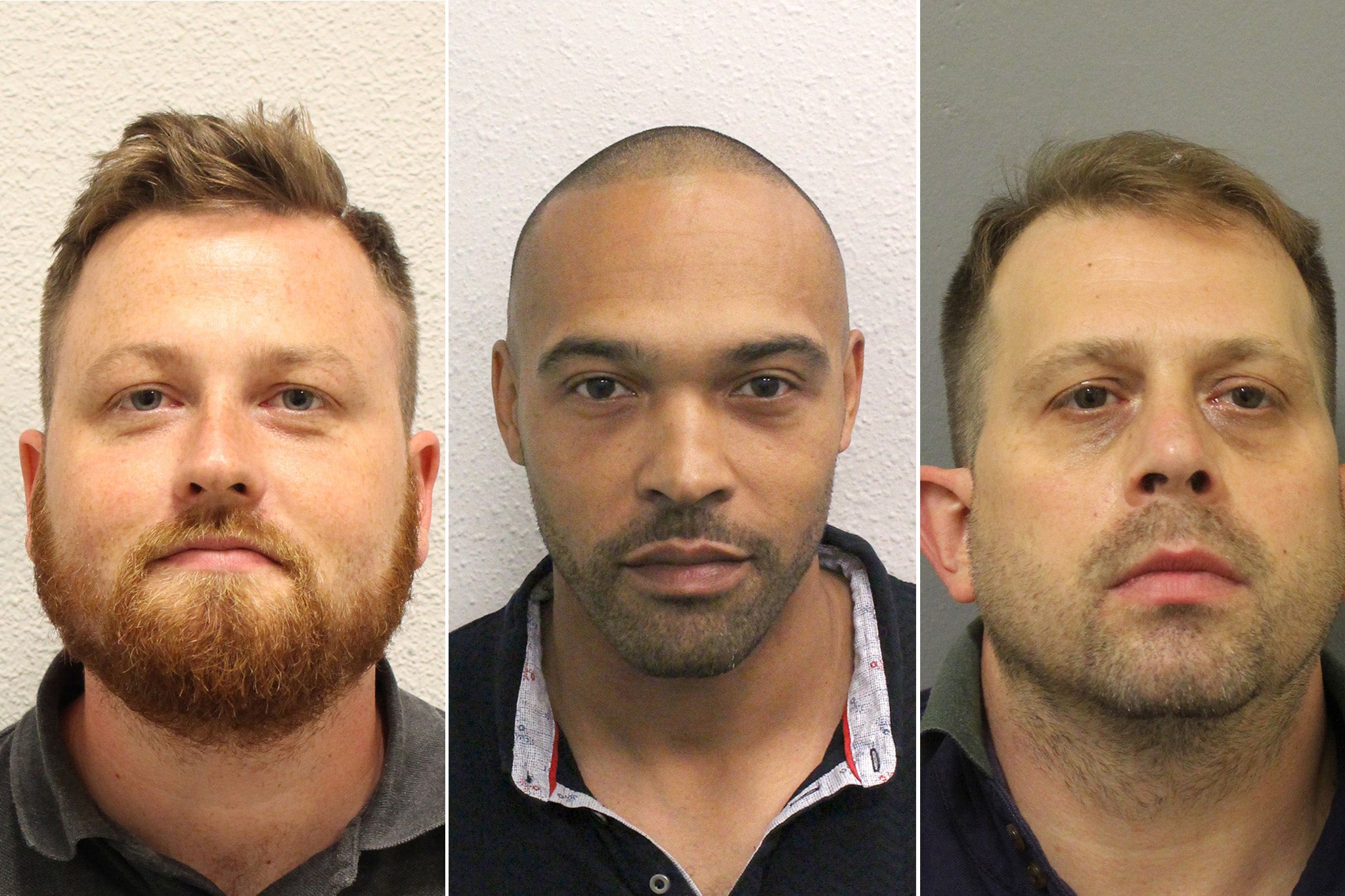 Louis Ahearne, Daniel Kelly and Stewart Ahearne were found guilty following a trial at the Old Bailey